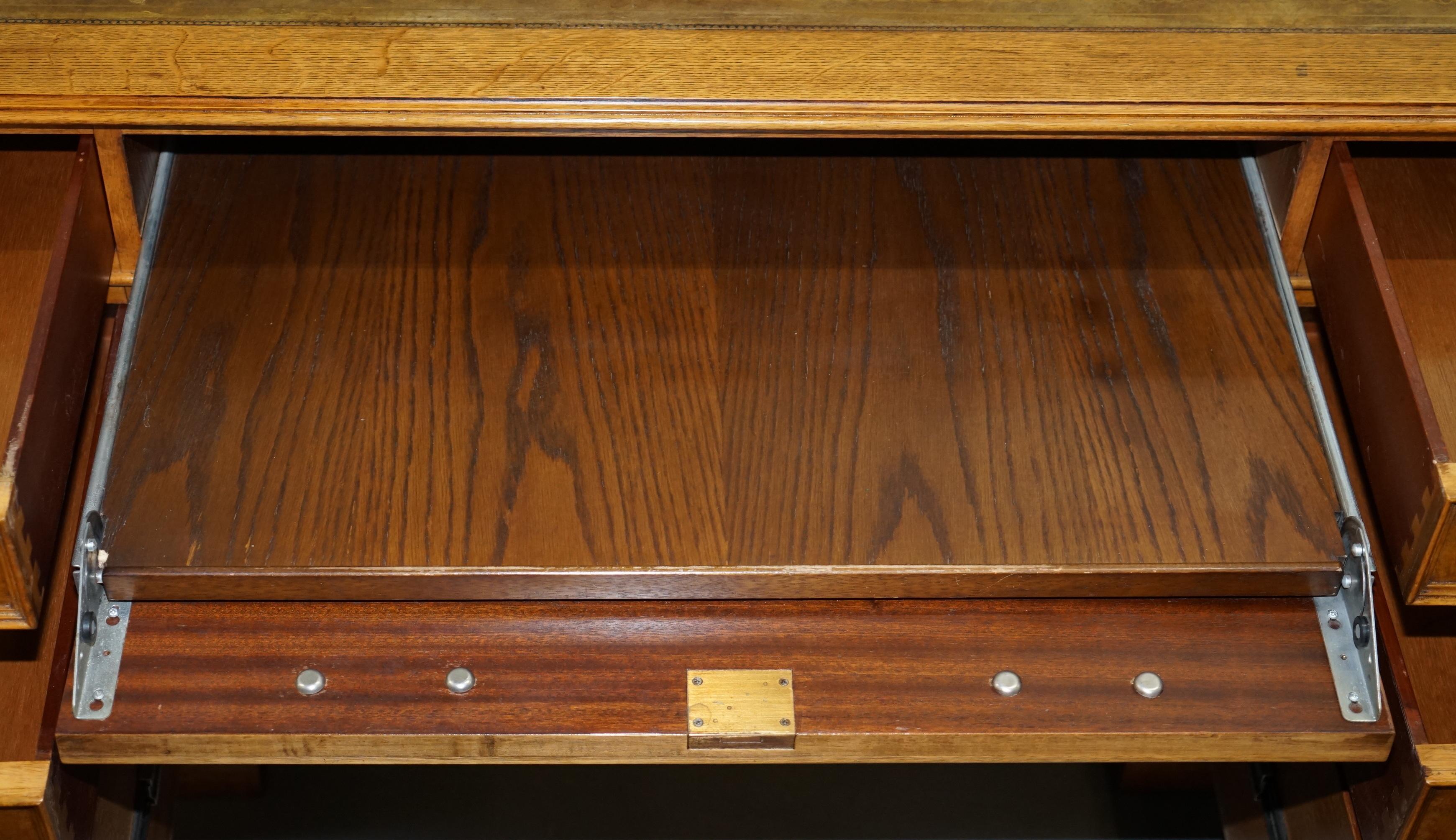 Custom Made Desk Marylebone London Sliding Top & Keyboard Shelf Burr Walnut 6