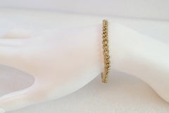 Pulsera de Diamantes a Medida en Oro Amarillo de 18 K