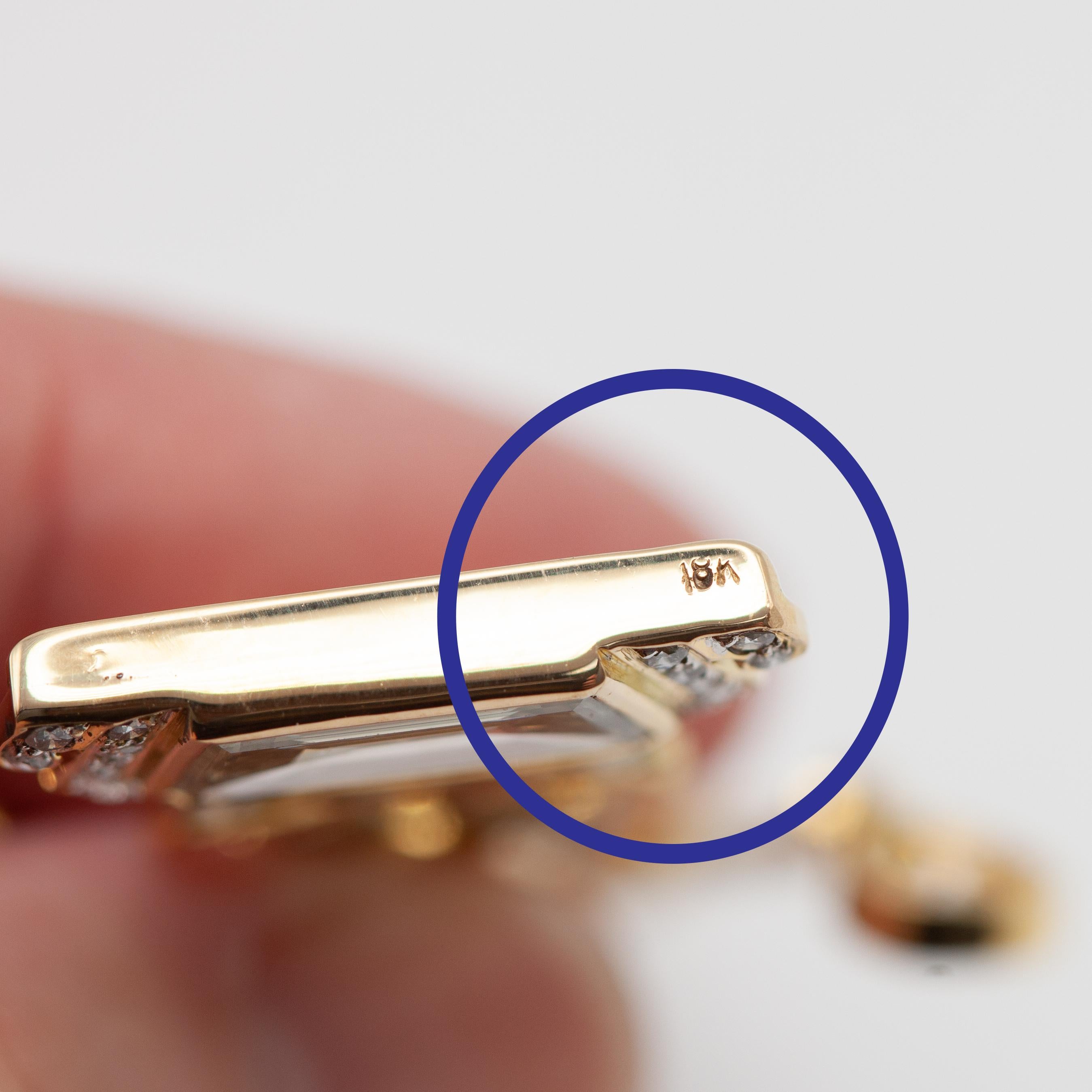 CUSTOM MADE Diamant-Figur-Anhänger aus 18K Gelbgold - 8,0 Karat im Angebot 5