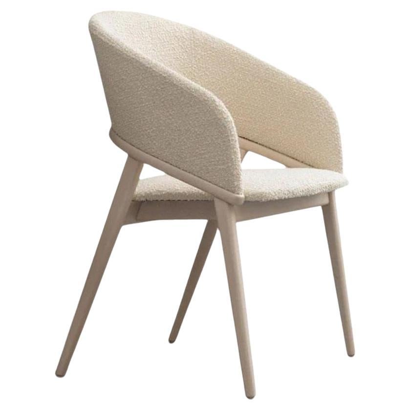 Sedia da pranzo su misura con schienale ergonomico curvo per un comfort eccezionale in vendita