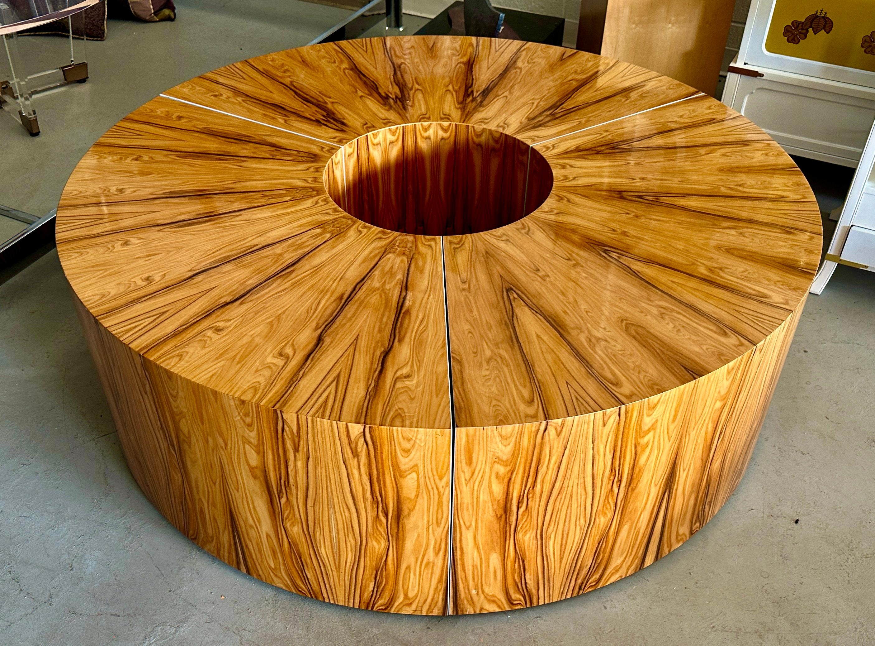 Custom-Made Exotic Wood Configurable Coffee Table or Bench 13