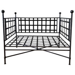 Silla de salón estilo europeo de hierro forjado hecha a medida
