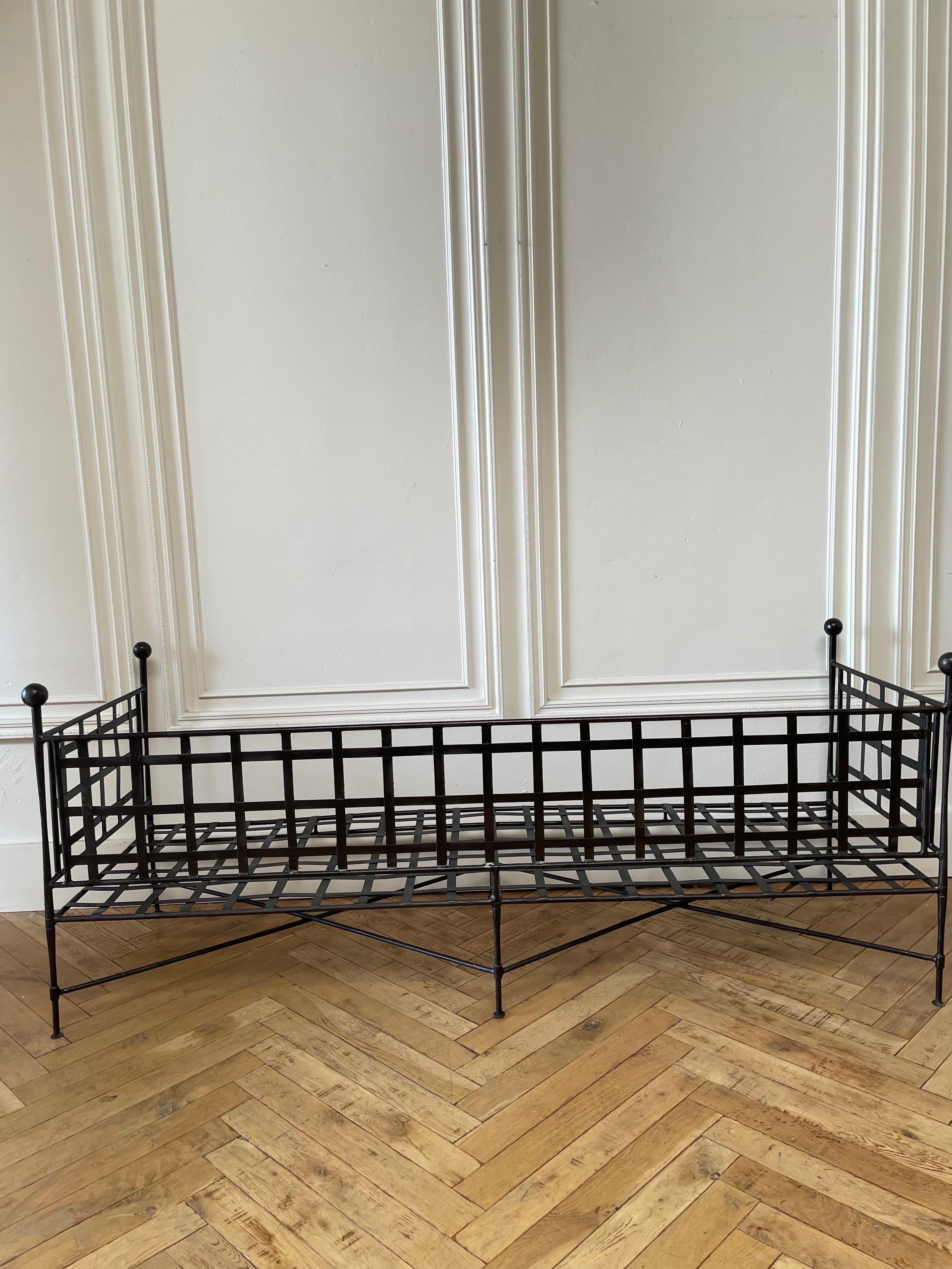 Custom Made Forged Iron European Style Sofa Daybed 3