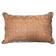 Custom Made Fortuny Fabric Designer Pillow Cushion in the Ashanti Pattern 1 of 2