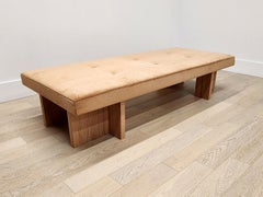 Letto da giorno Gueridon su misura, tessuto COM, tinta Wood a scelta