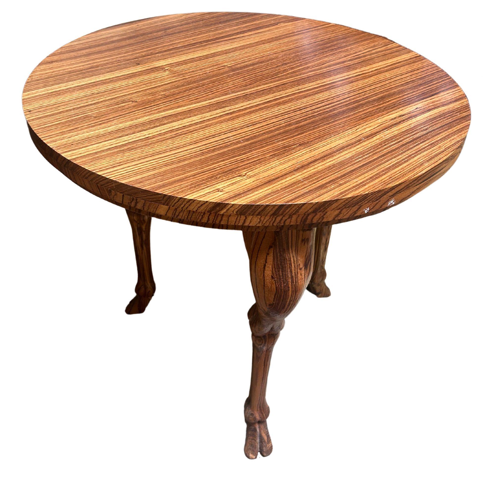 Contemporary Custom Made Gueridon Table For Sale
