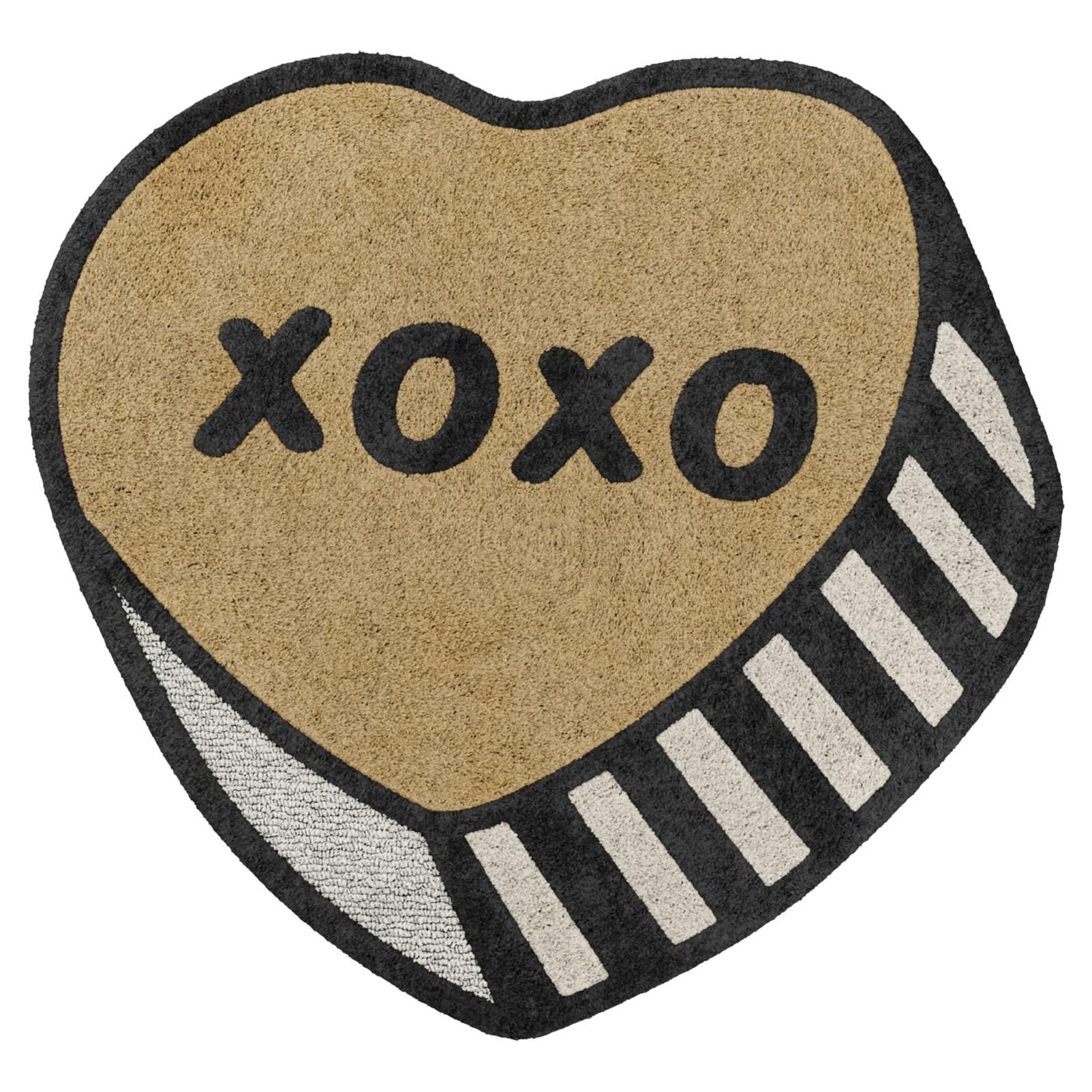 Maßgefertigter XOXOXO-Teppich in Form eines Designs für Pets im Angebot