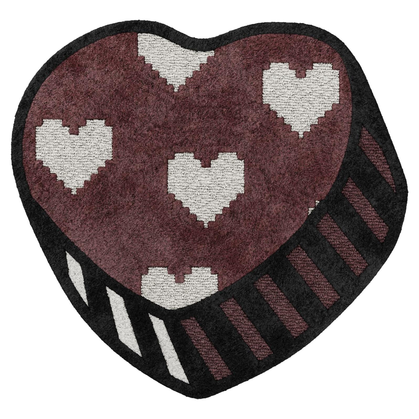 Custom Made Heart Shaped Design Carpet for Pets For Sale