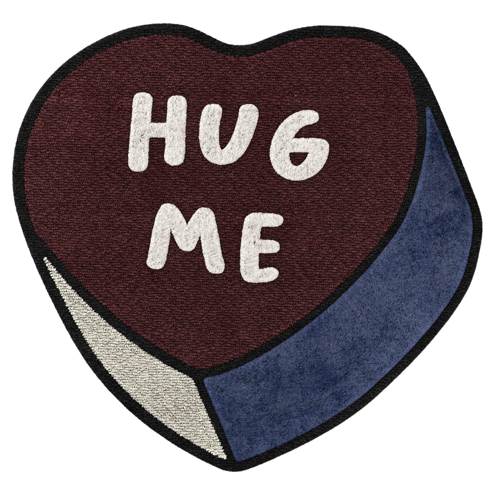 Custom Made Hug Me Shaped Design Rug for Pets