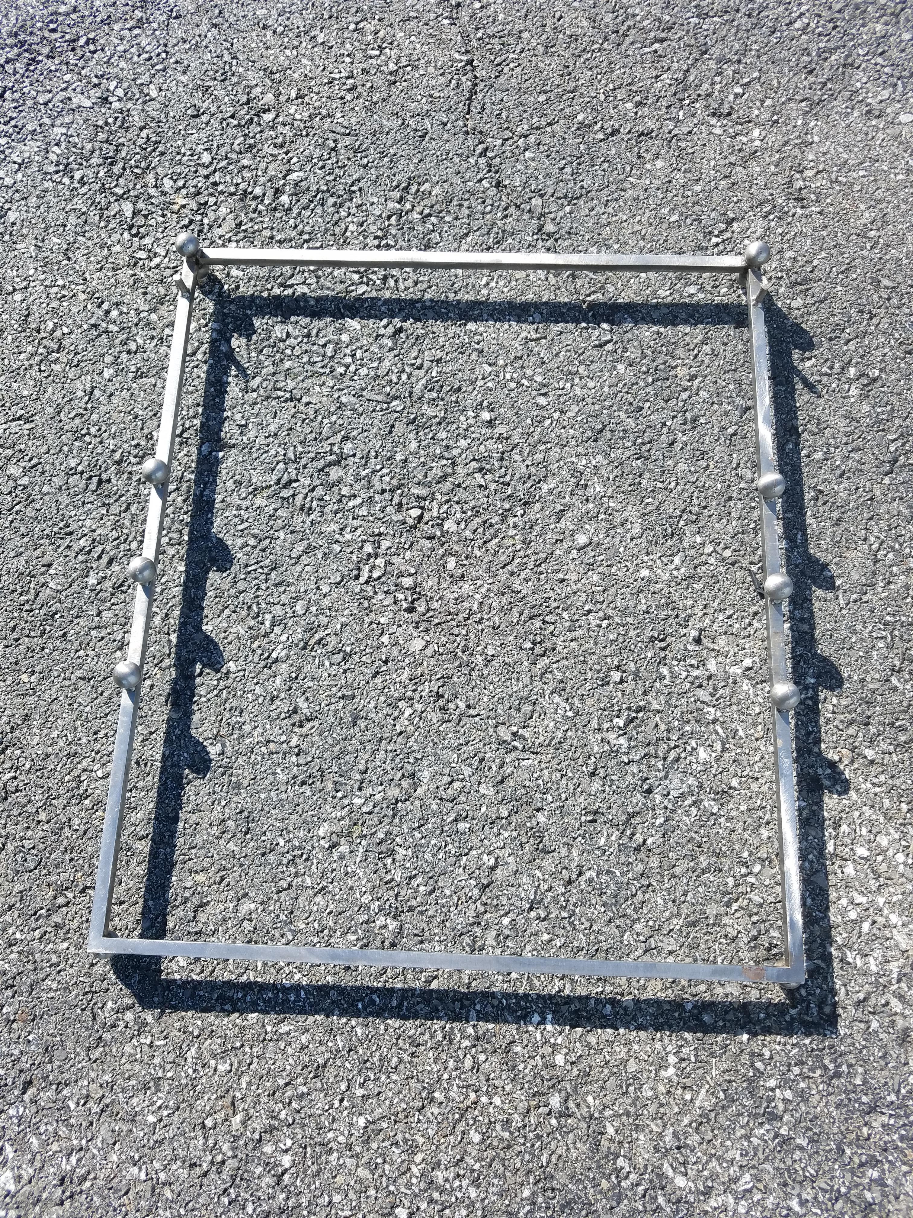 Late 20th Century Custom-Made Industrial Dressing Mirror For Sale