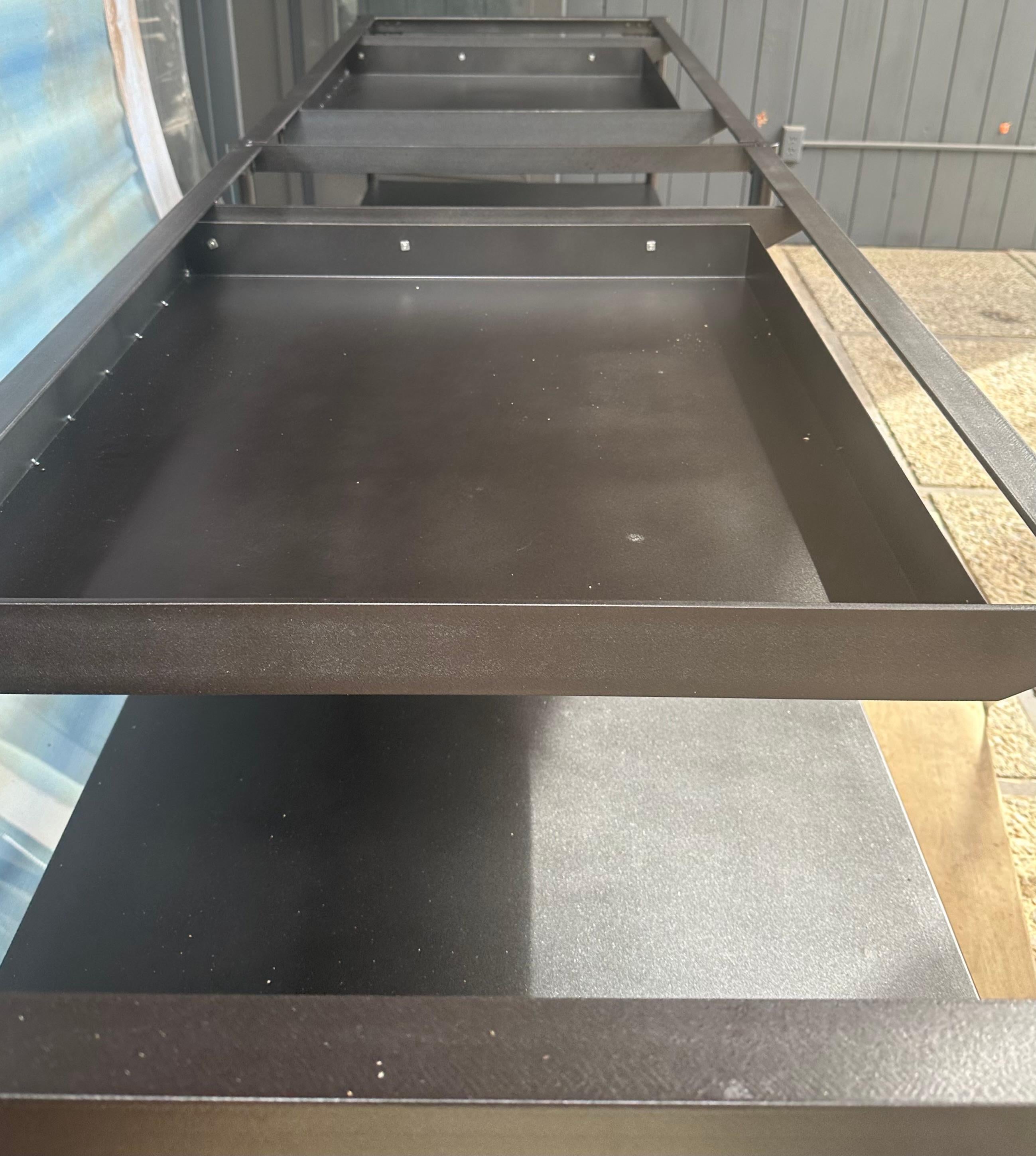 Custom Made Industrial Iron BASE for Kitchen Island or Work Table by BH&A For Sale 4