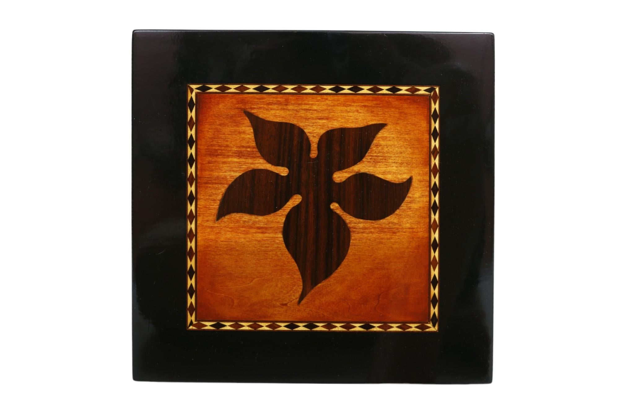 American Custom Made Jewelry Box by Lion Crest Woodworking For Sale