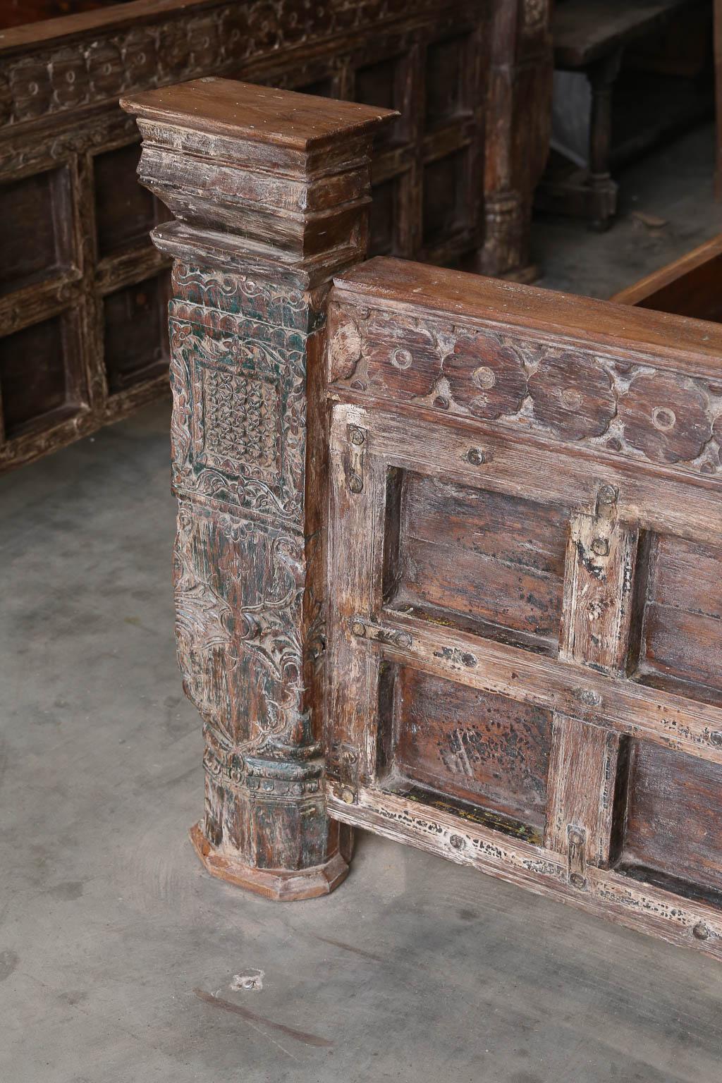 king size rustic bed frame