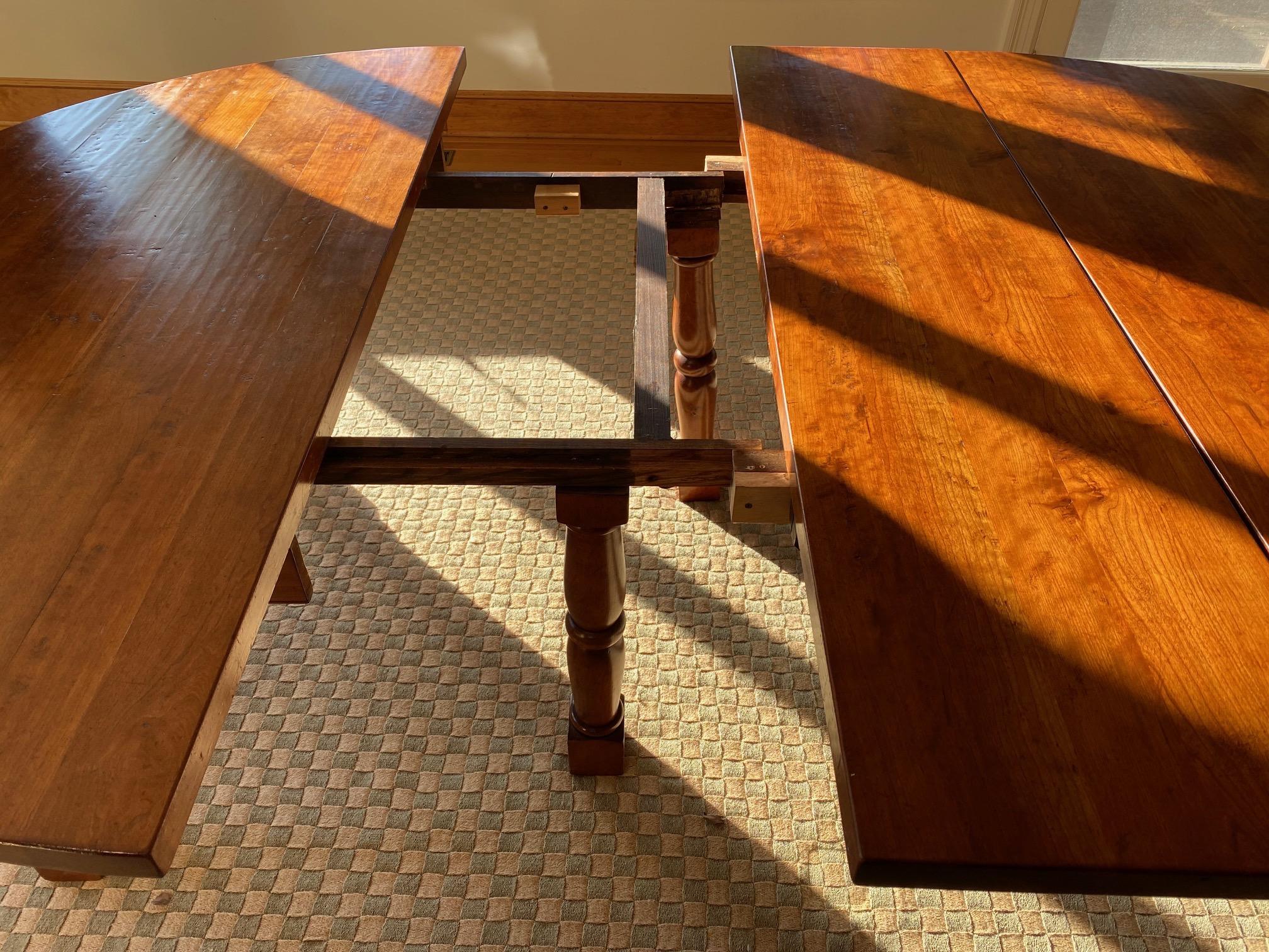 Custom-Made Large Pine Dining Table, Made in England 12