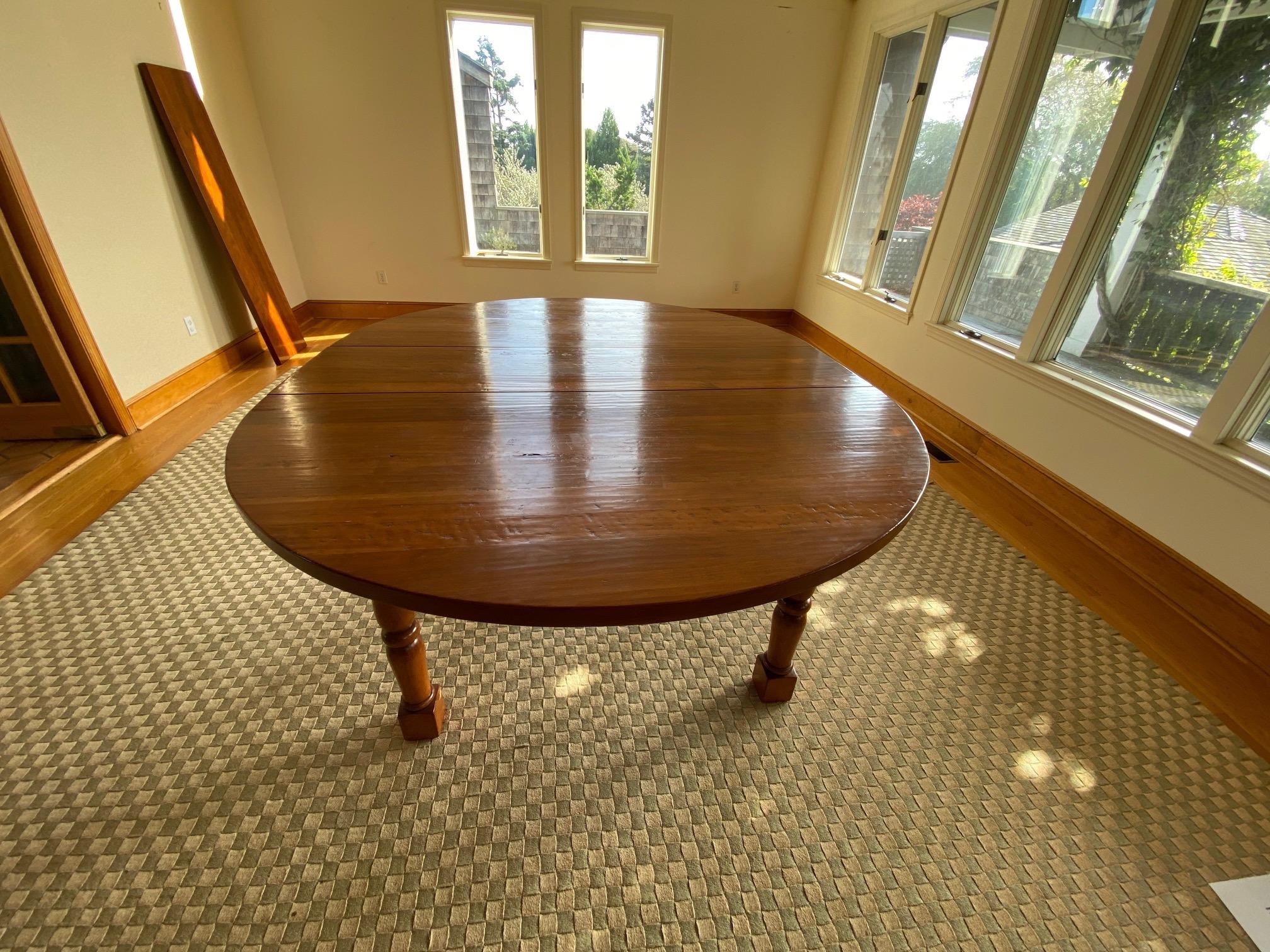 Custom-Made Large Pine Dining Table, Made in England 14