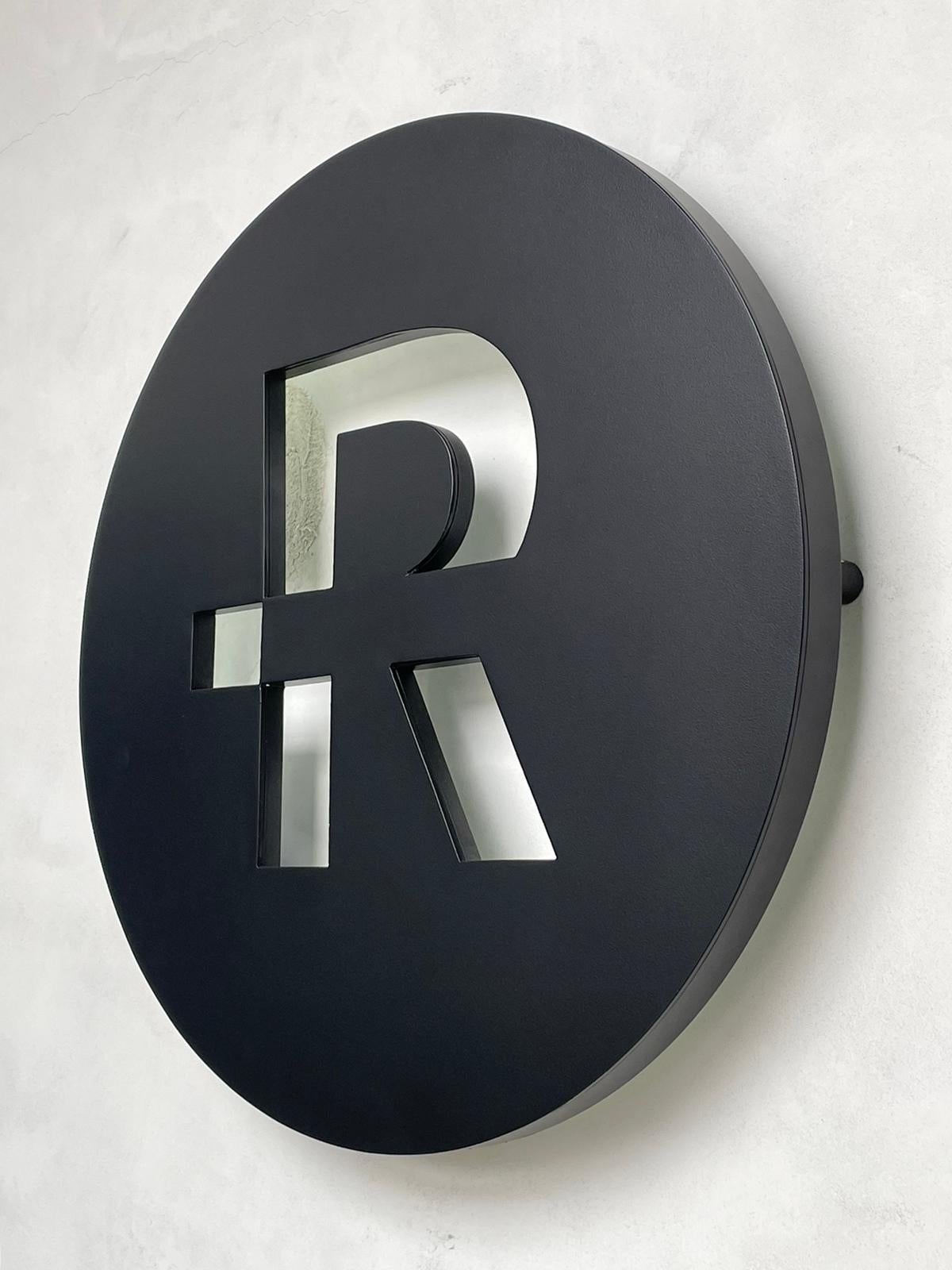 Custom Made Letter Sign in Solid Brass by Cain Studio, Made in the USA For Sale 4