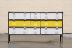 Custom Made Locker Basket Unit with Specialty Double-Wide Baskets