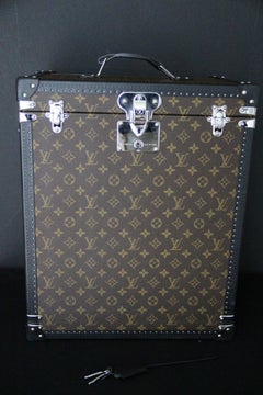 CUSTOM MADE Louis Vuitton Jewelry and Watch Trunk in Monogram Macassar