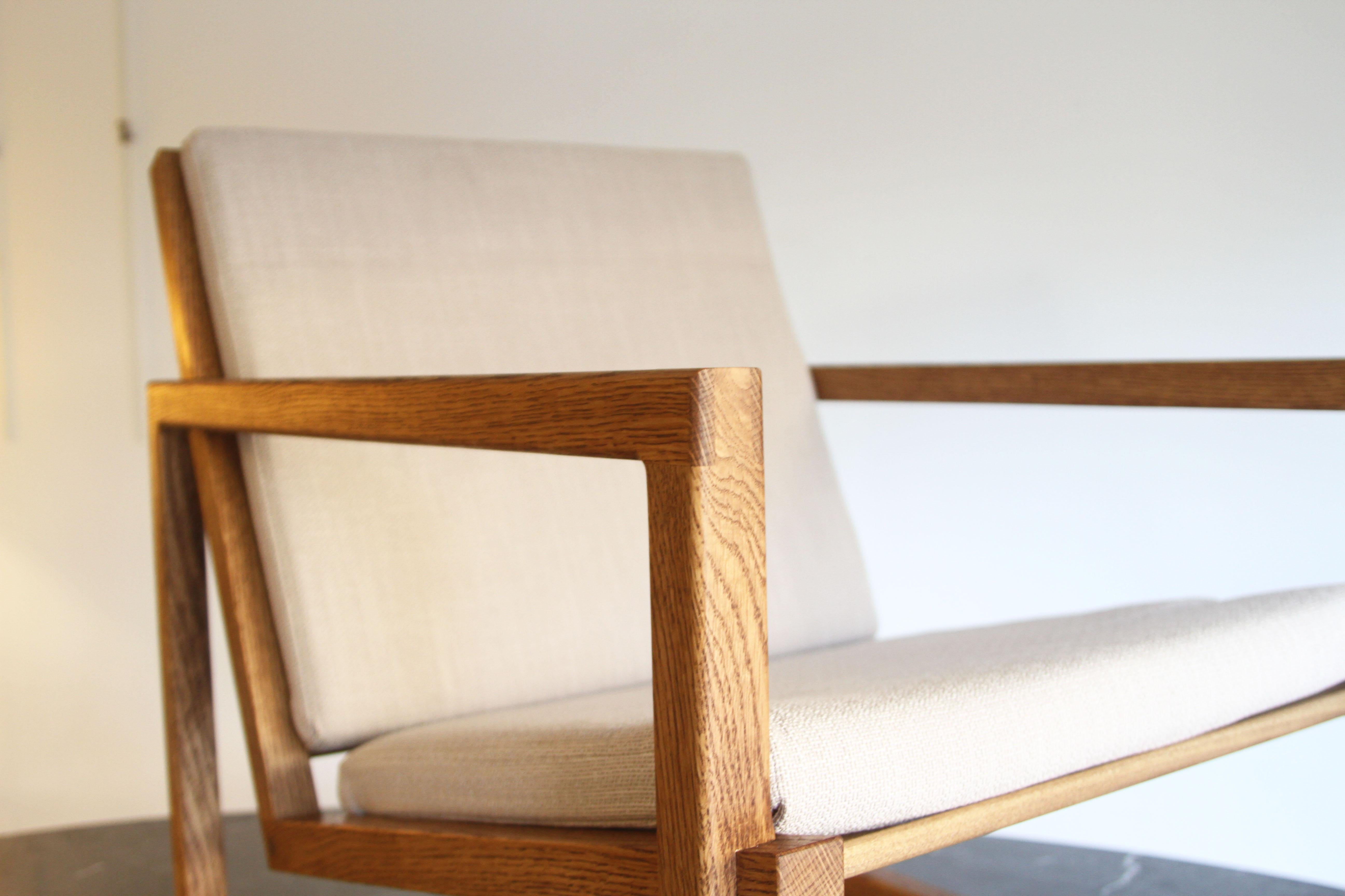 Mid-Century Modern Custom Made Lounge Chair in the Style of Maurice Martine  