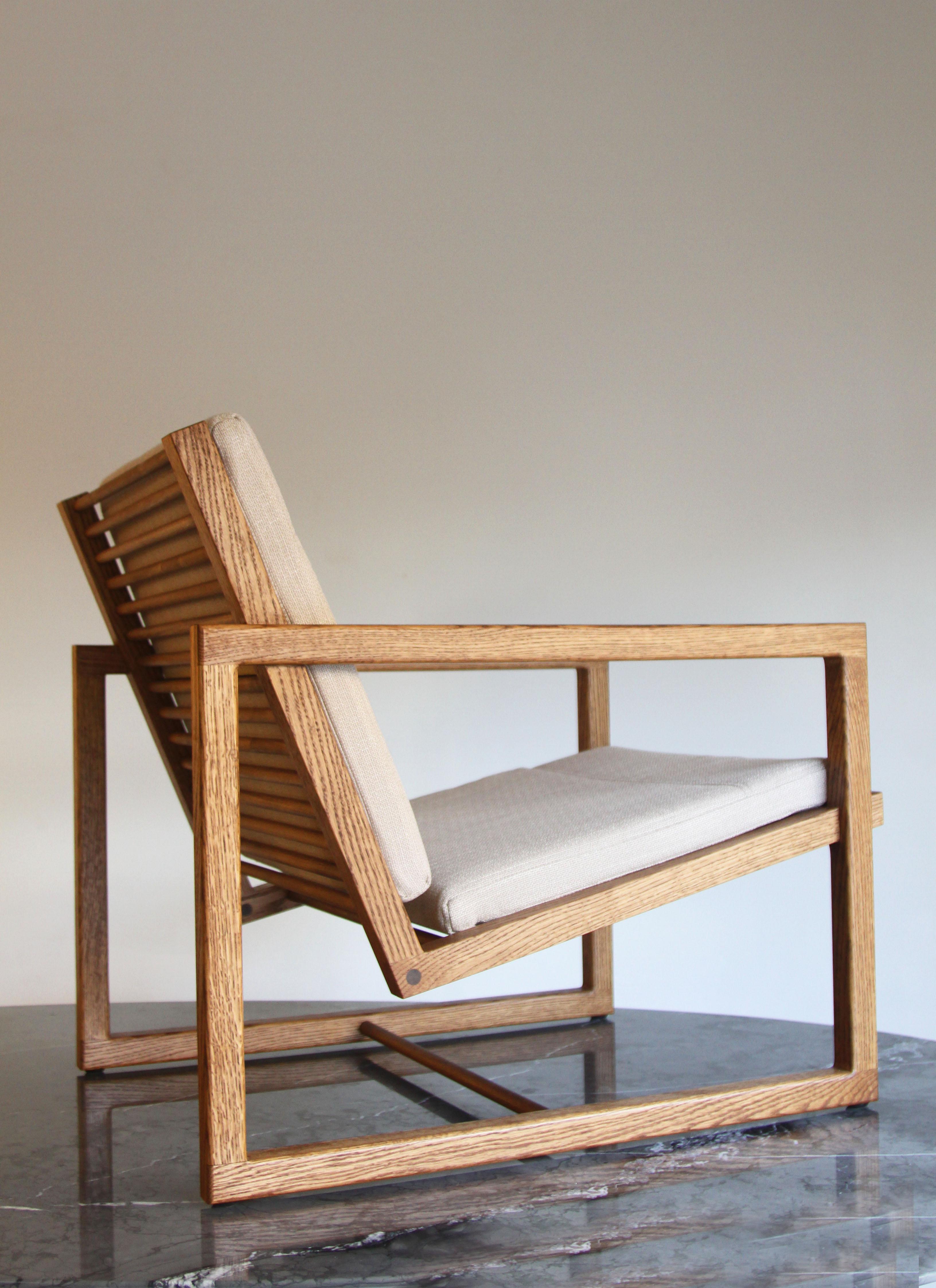 Custom Made Lounge Chair in the Style of Maurice Martine   2