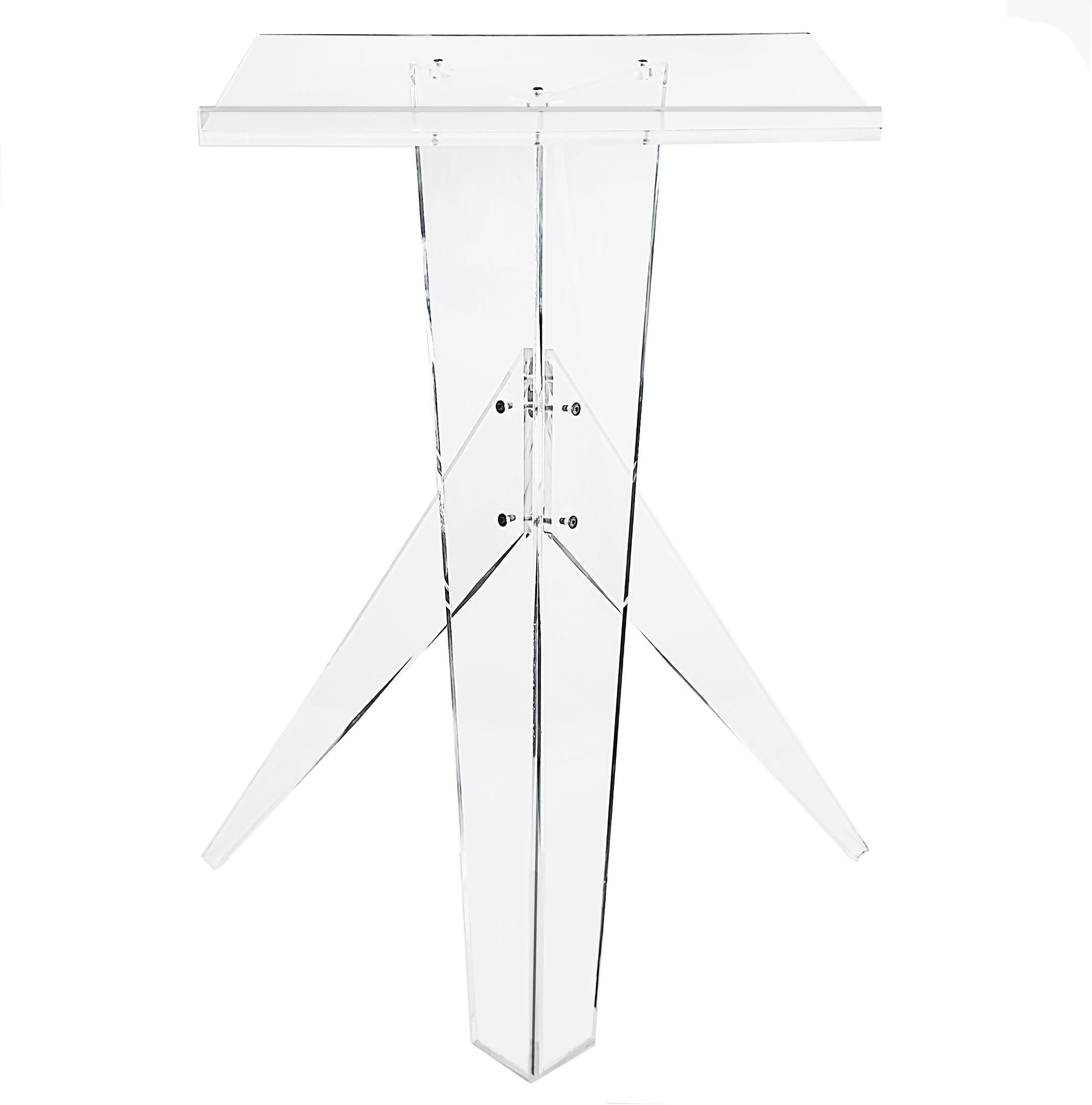 Metal Custom Made Lucite Magazine, Music, Book Stand for Oversized Books For Sale