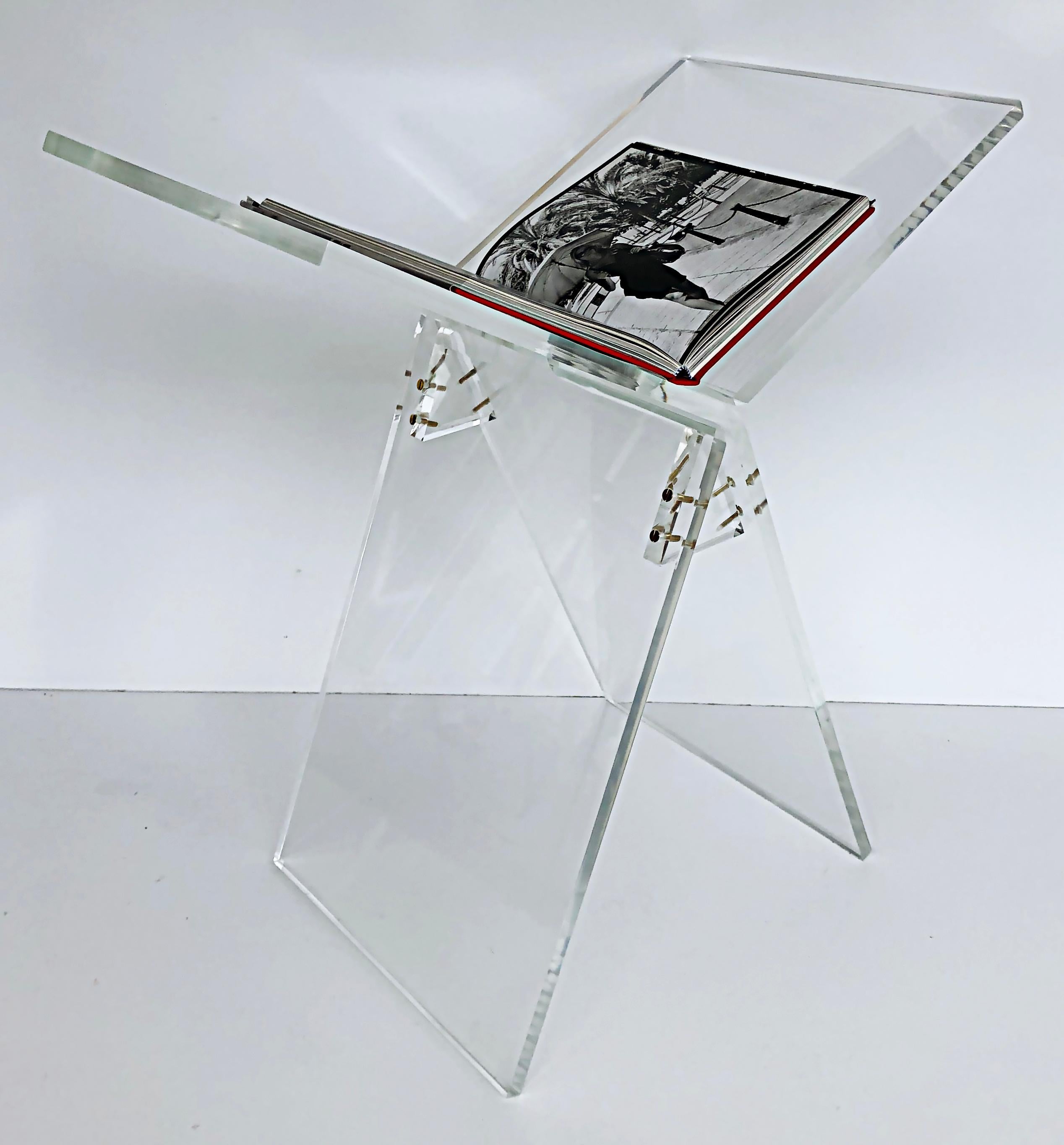 coffee table book holder
