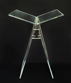 Custom Made Lucite Oversized Coffee-table Book Stand forMariana Closset, Belguim