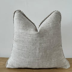 Custom-Made Luxury Linen Pillows with Ruffle