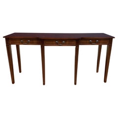 Custom Made Mah Hepplewhite Console Table 84”x16”x30”