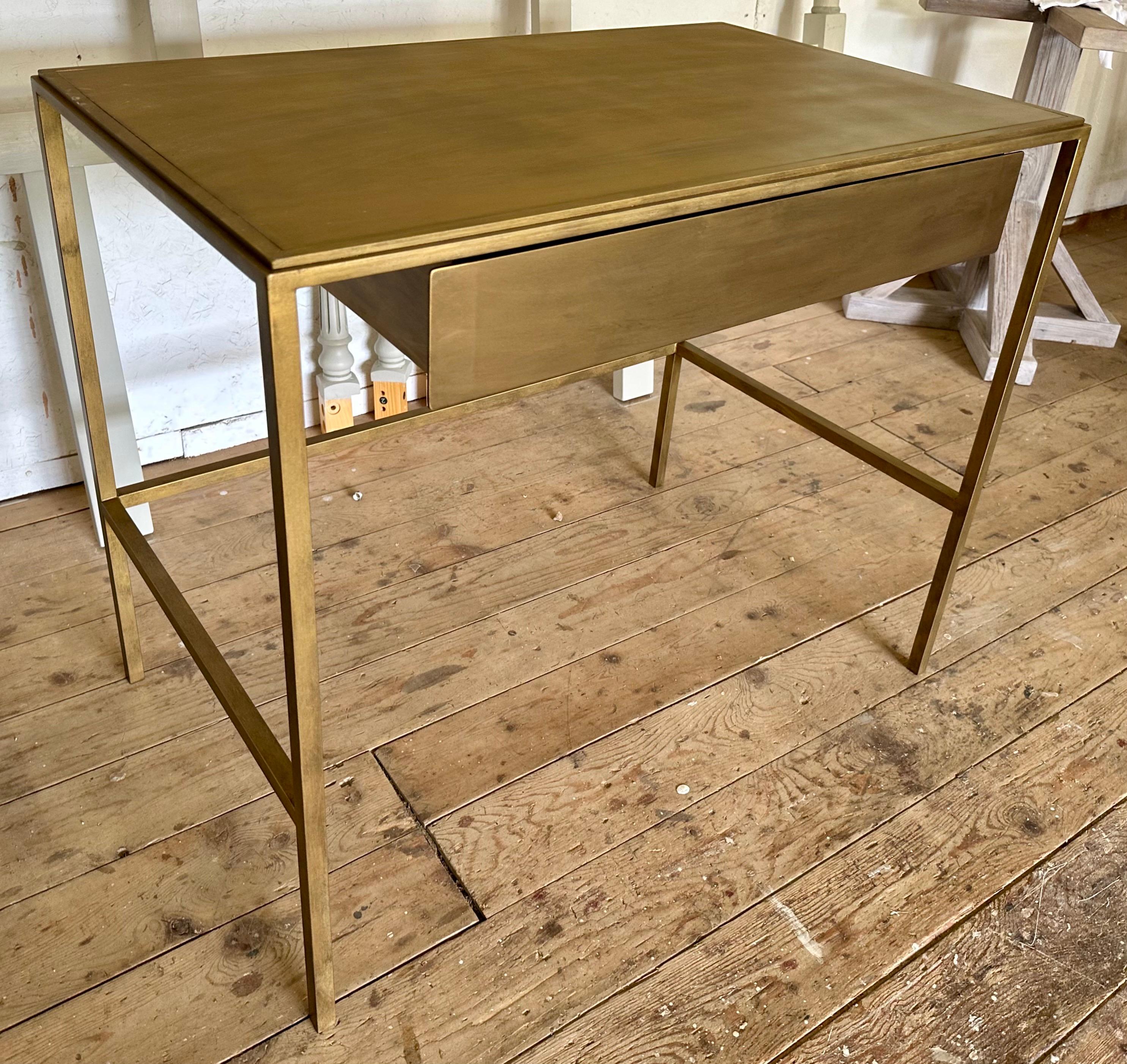Custom Made Metal Vanity or Desk by BH&A For Sale 6