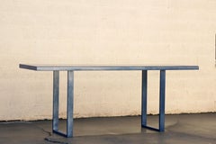 Custom Made Metallic Midnight Blue Console Table
