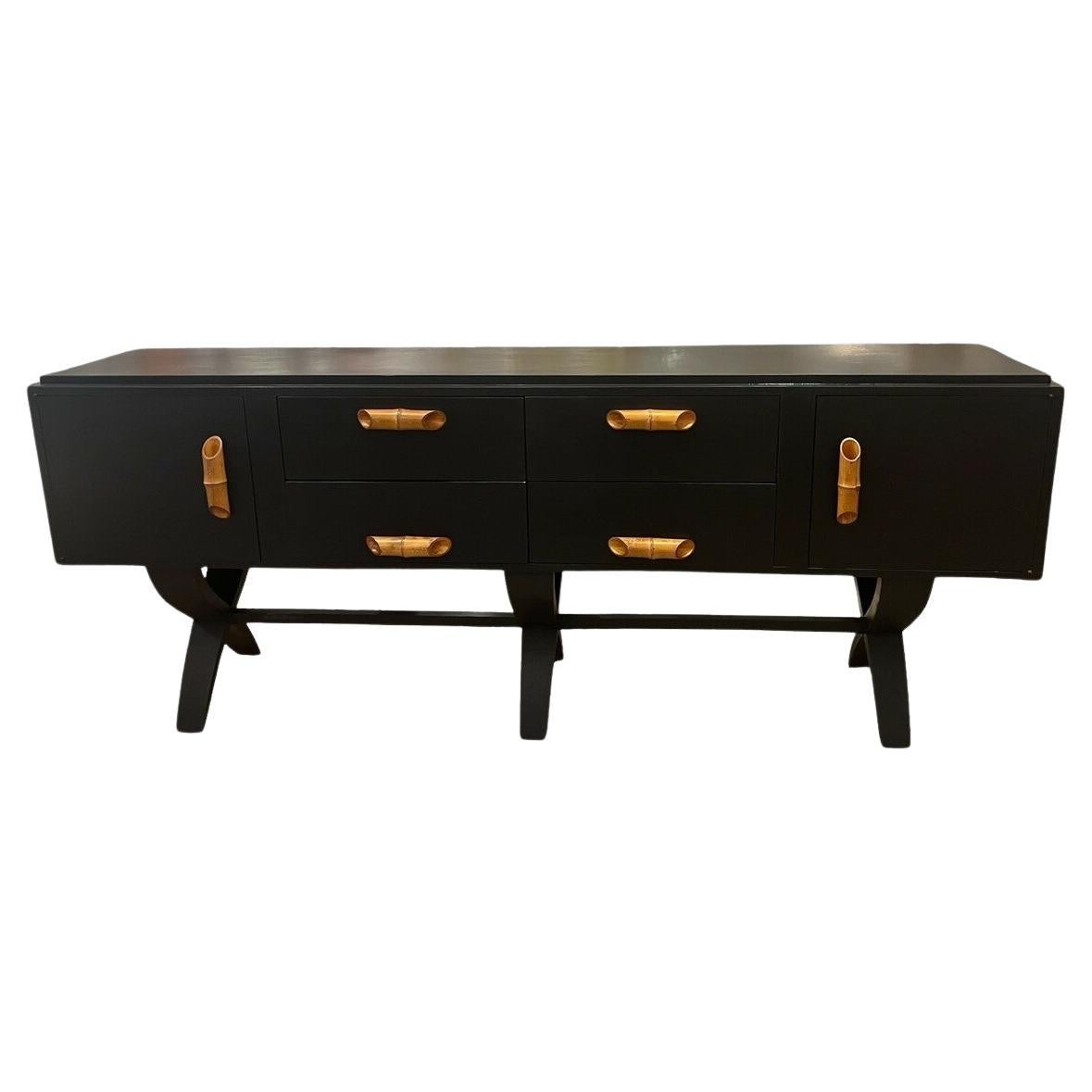 Custom Made Mid Century Style Credenza