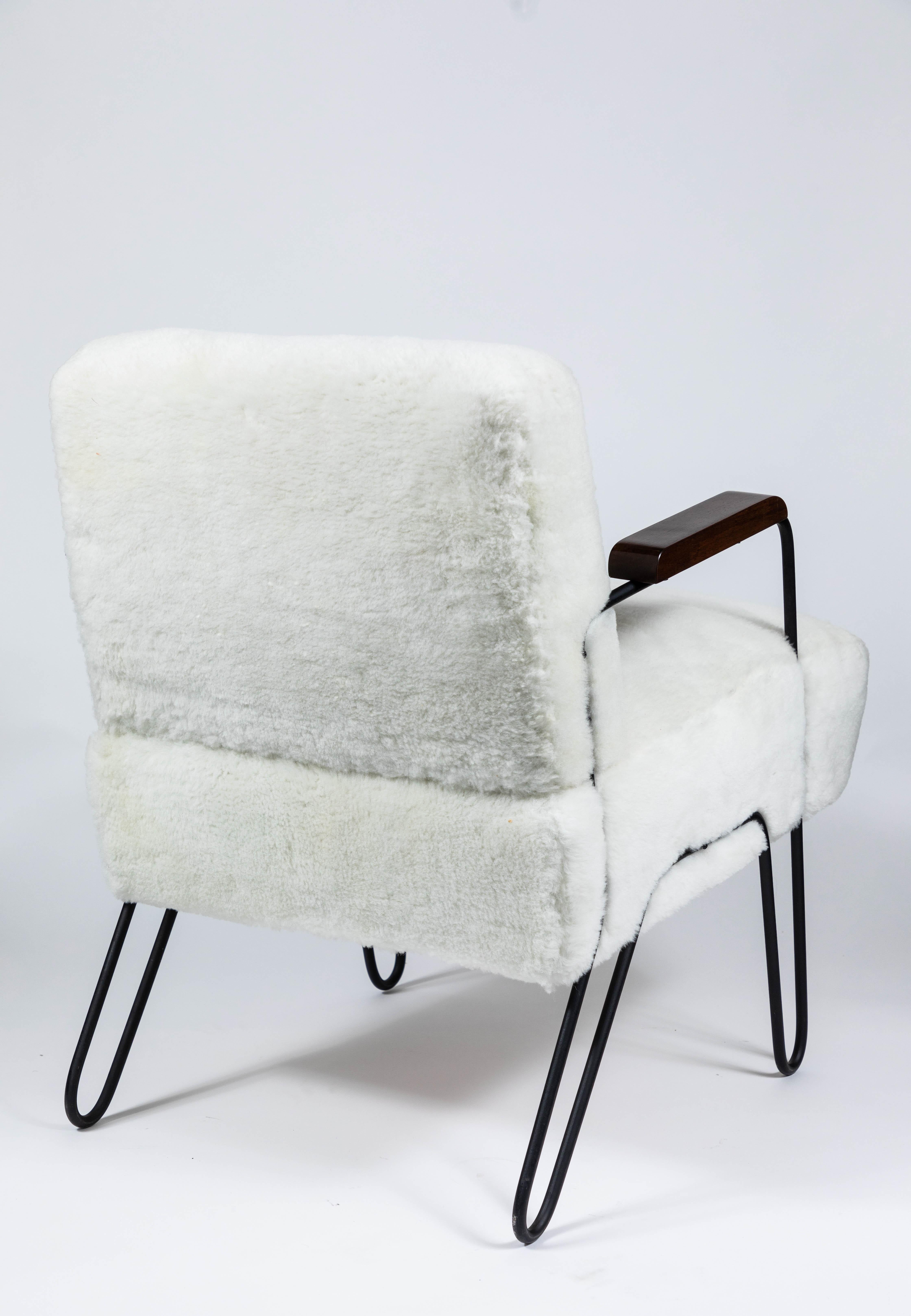 Custom Made Midcentury Style Hairpin Chair 6