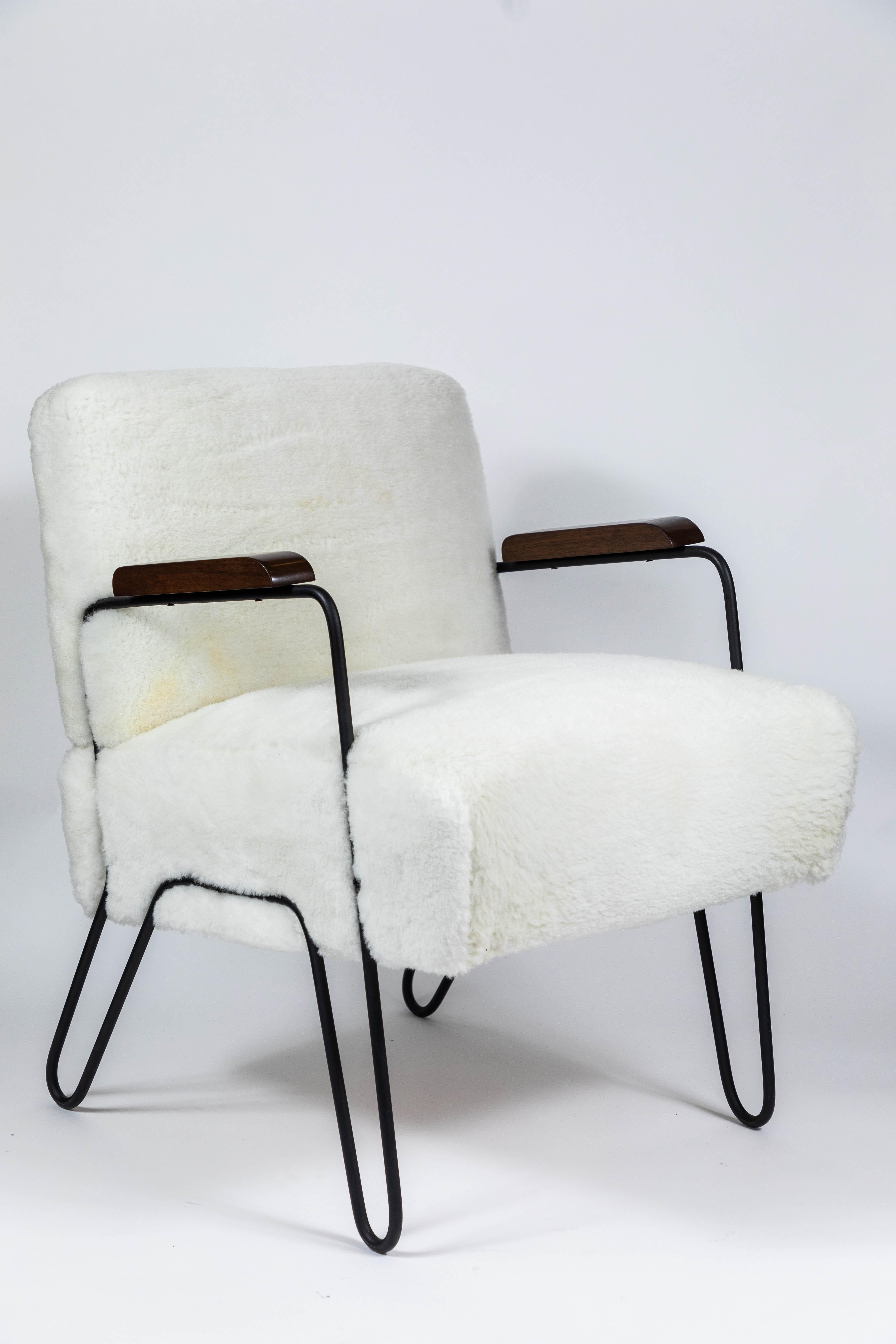 Custom Made Midcentury Style Hairpin Chair 1