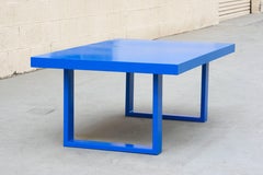 Custom Made Minimalist Steel Coffee Table