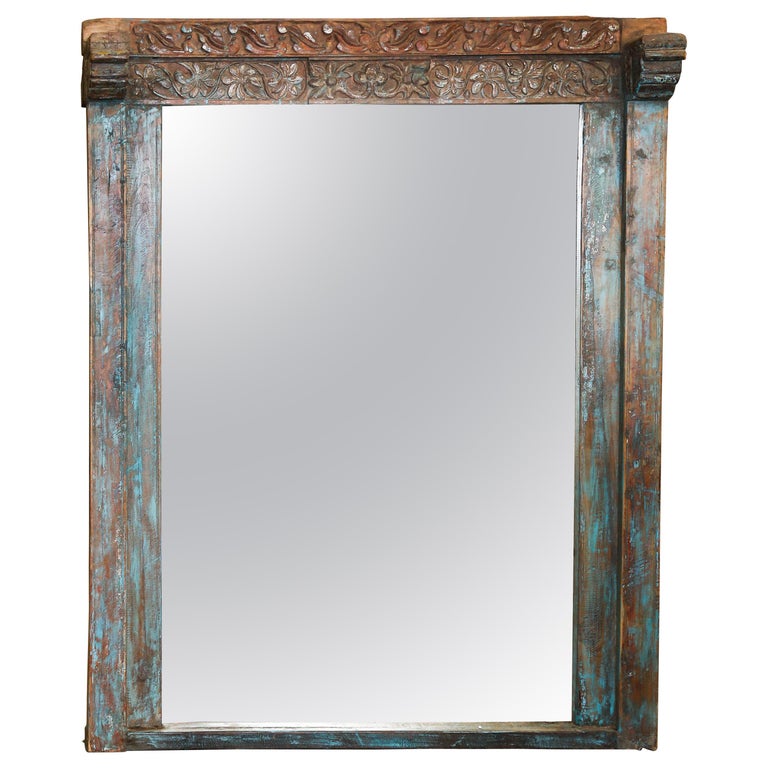 Custom Made Mirror From A Solid Teak Wood Window Frame Of 1850s Settler S Home Custom Made Mirror From A Solid Teak Wood Window Frame Of 1850s Settler S Home