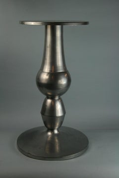 Custom Made Modern Metal Side /Drink Table or Pedestal