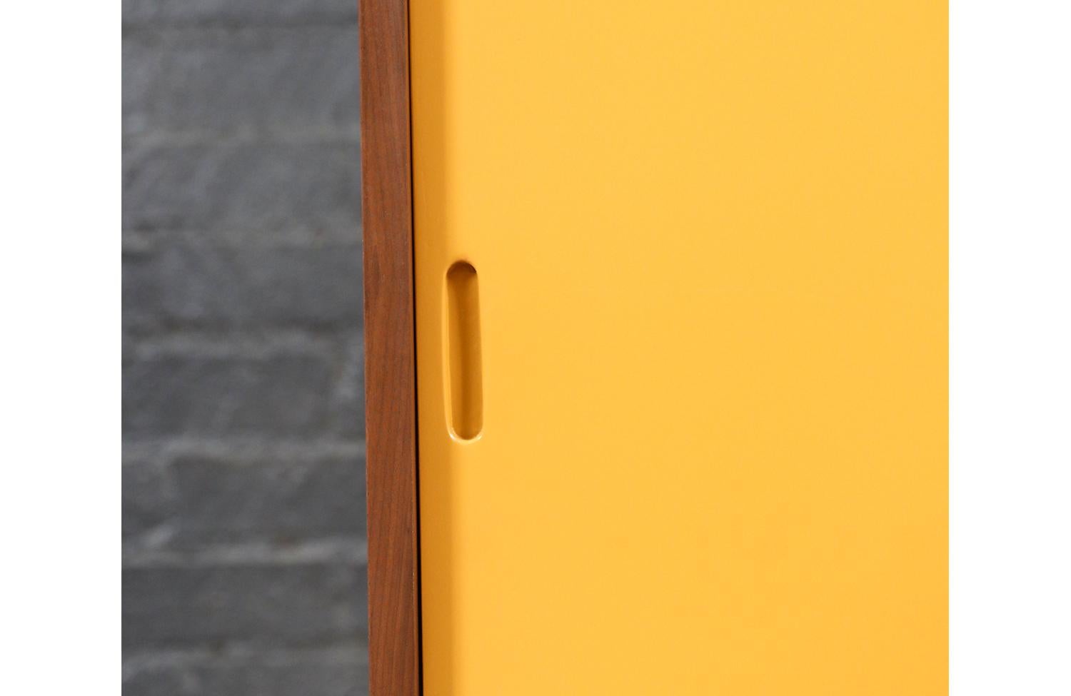 Custom Made Multi-Color Lacquered Credenza by Danish Modern LA For Sale 5