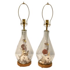 Custom Made Natural Sealife Lamps in Glass