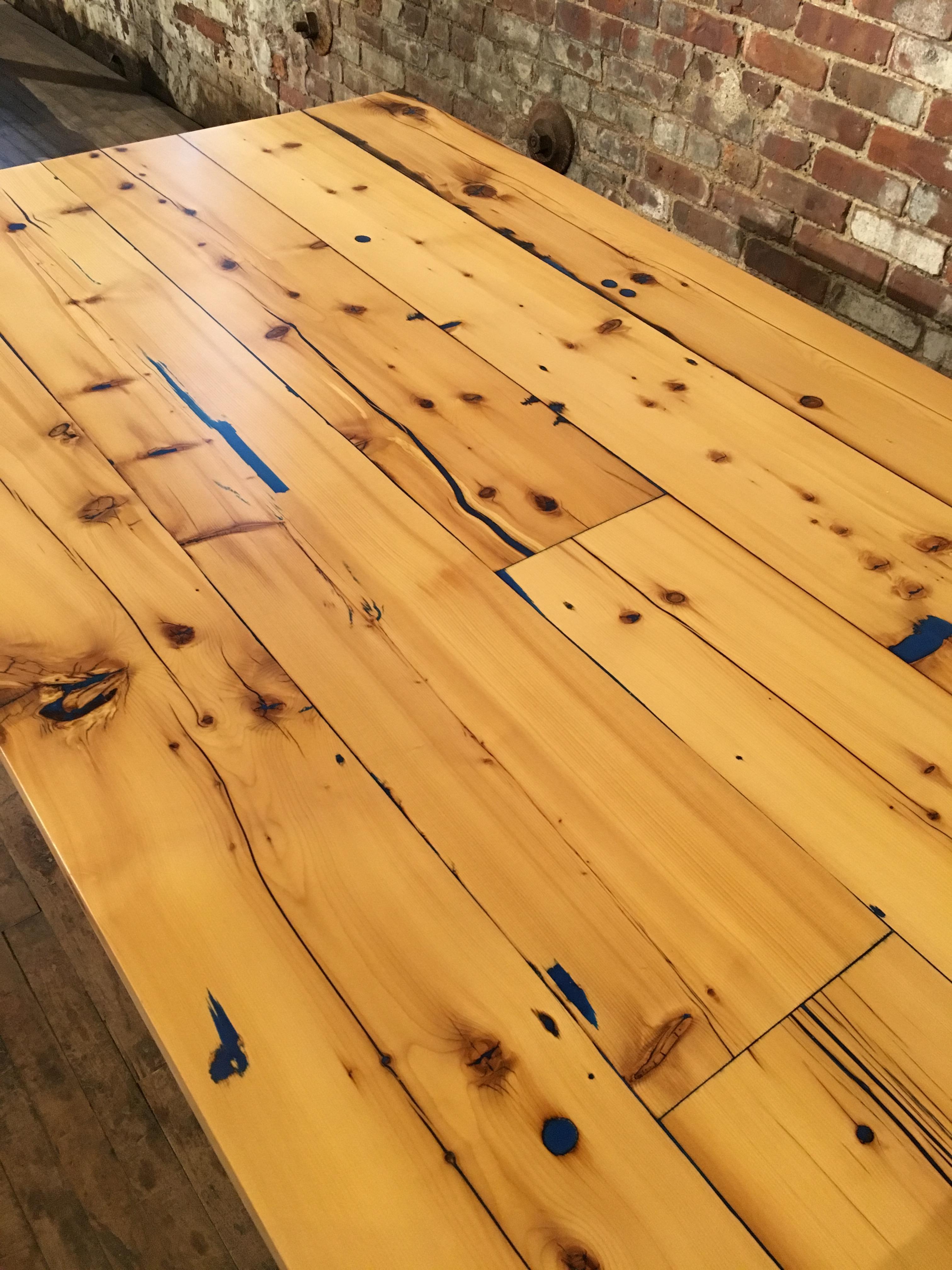 Custom Made Old Growth Hemlock Farm Table 2