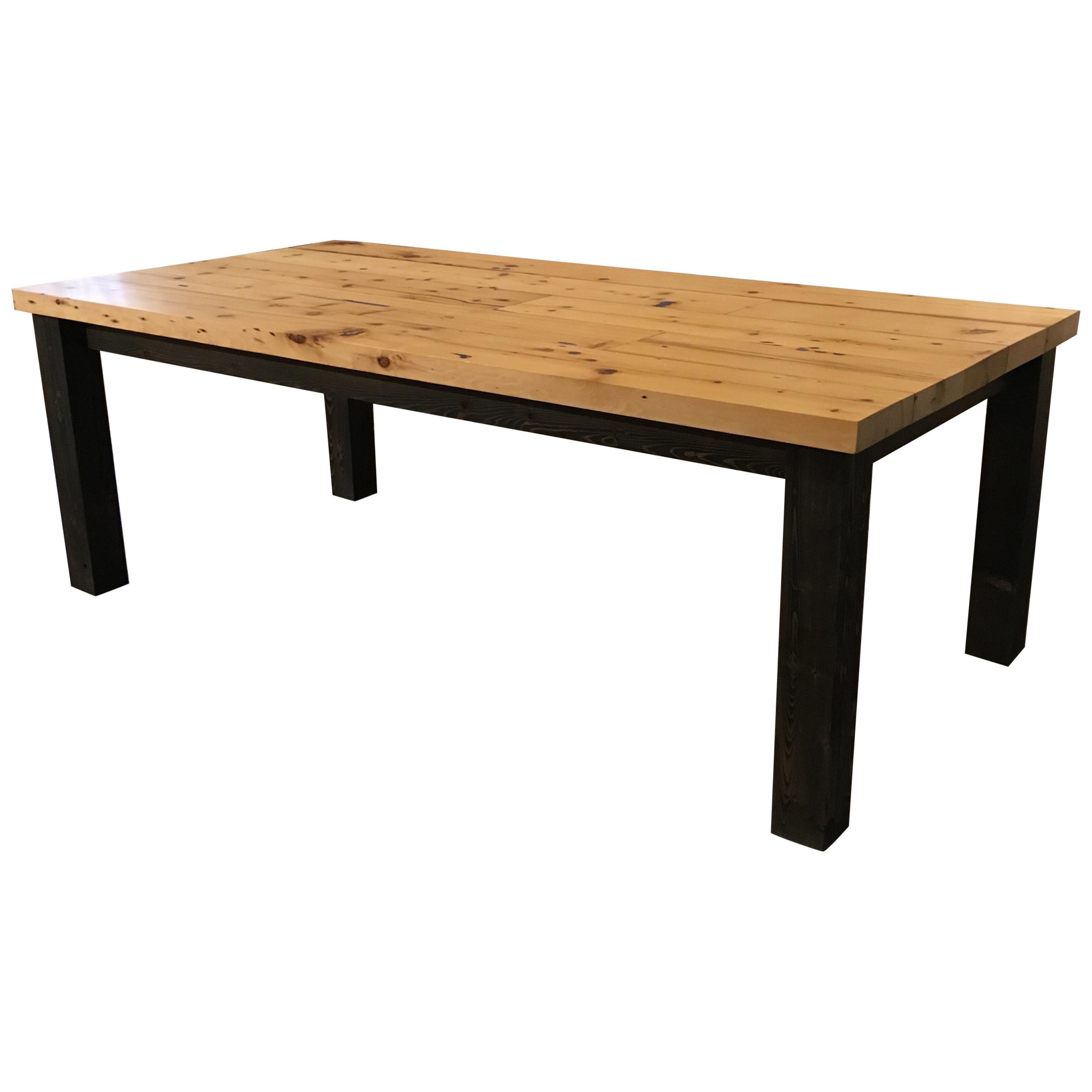Custom Made Old Growth Hemlock Farm Table