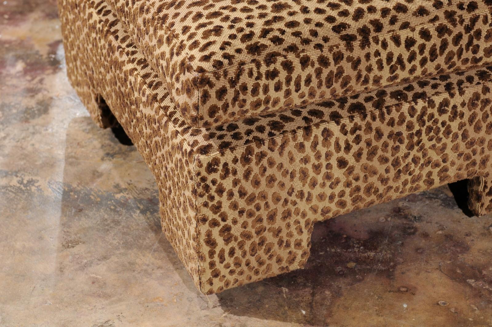 North American Custom Made Ottoman For Sale