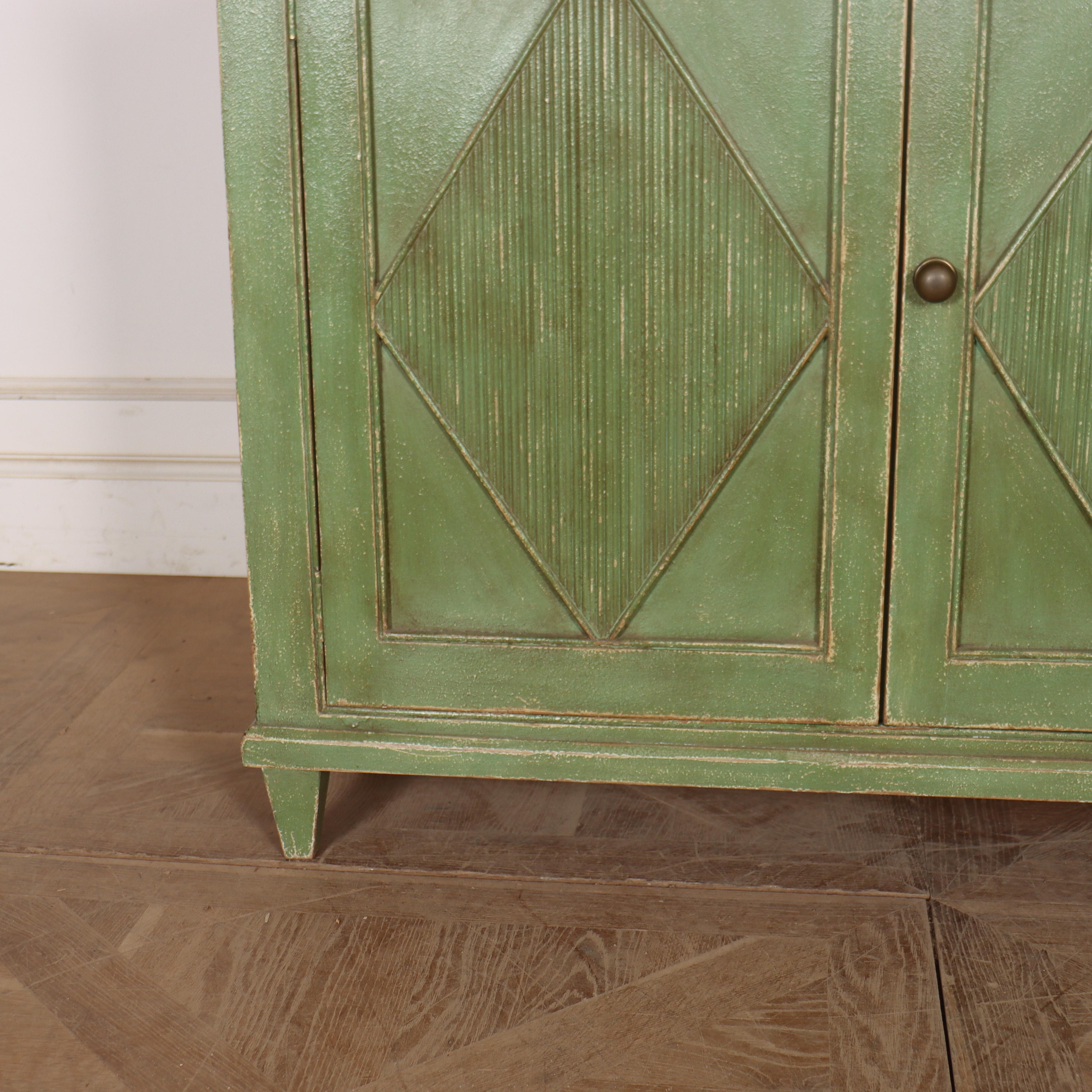 Gustavian Custom Made Painted Buffet For Sale