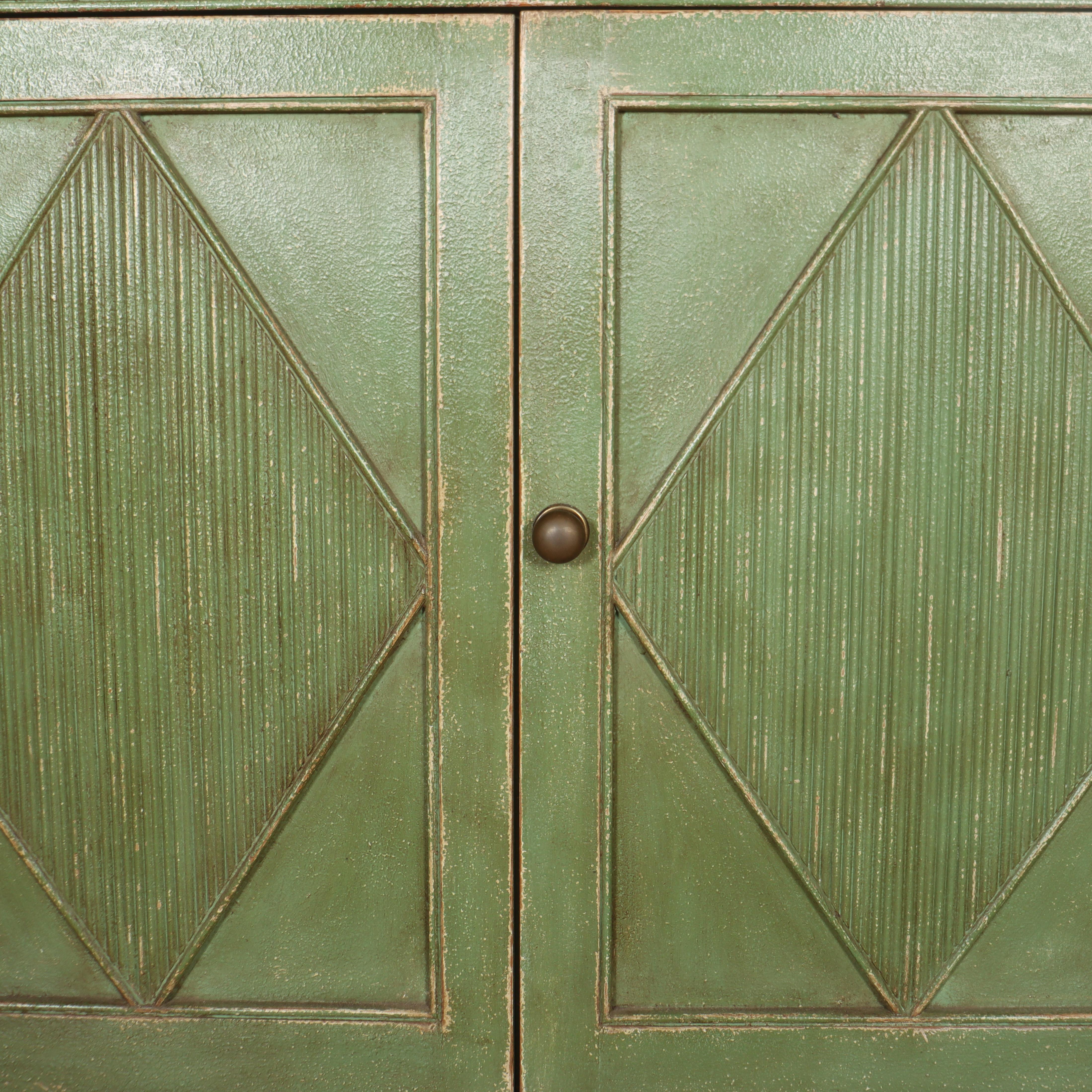 Contemporary Custom Made Painted Buffet For Sale