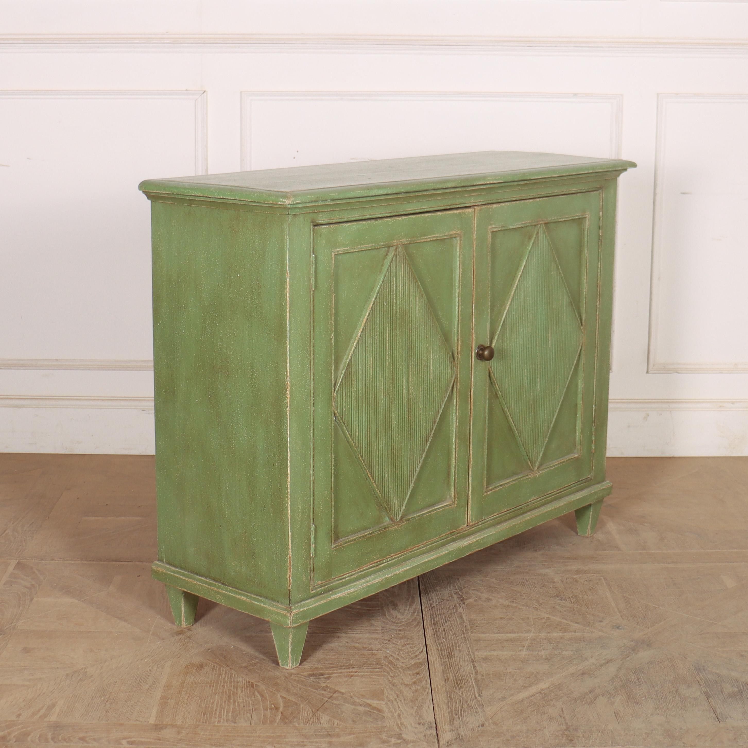 Pine Custom Made Painted Buffet For Sale