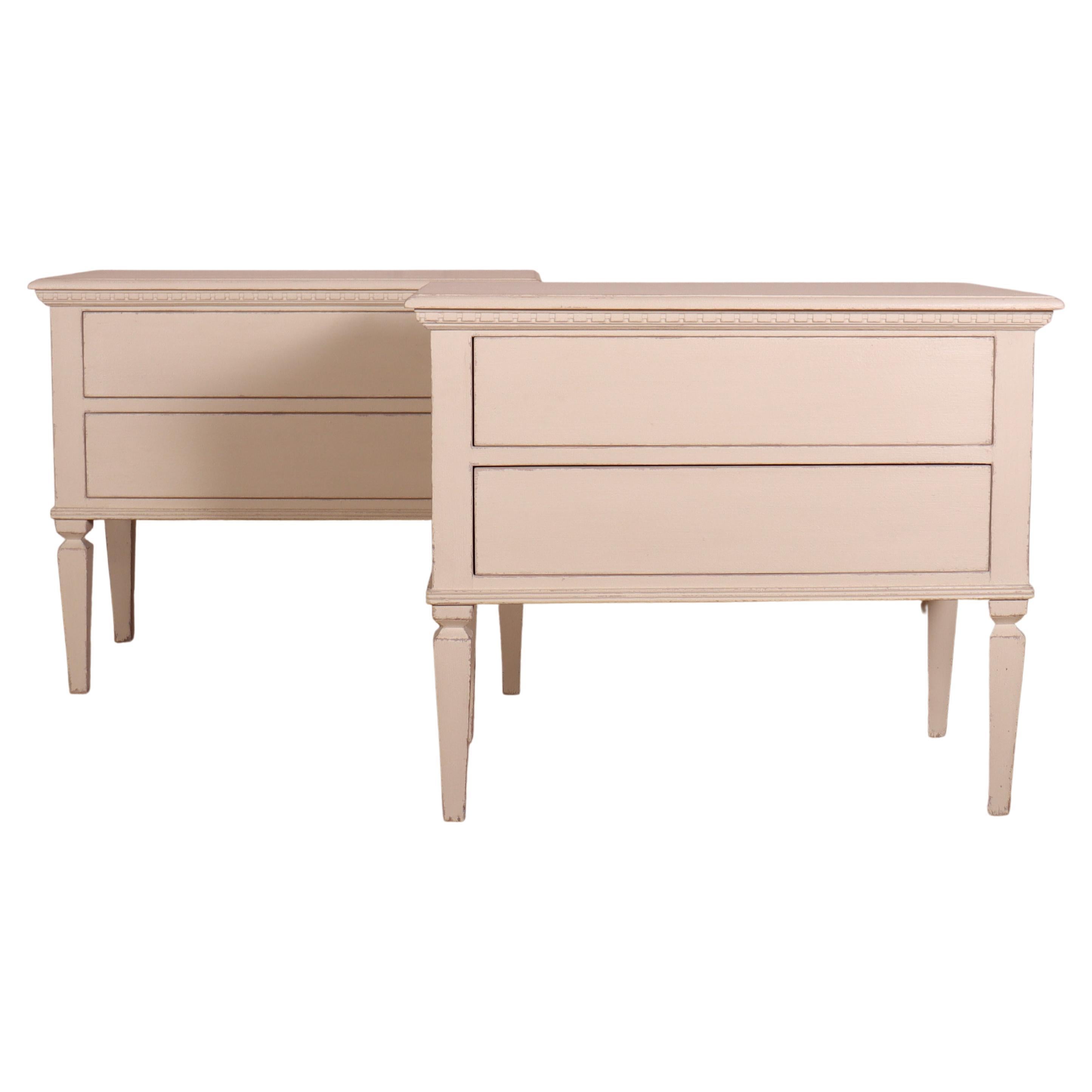 Custom made two drawer commode, awaiting hardware. Can be made to your chosen colour and dimensions.

Can be made as a pair or individually.

Dimensions
35.5 inches (90 cms) Wide
20 inches (51 cms) Deep
29.5 inches (75 cms) High.