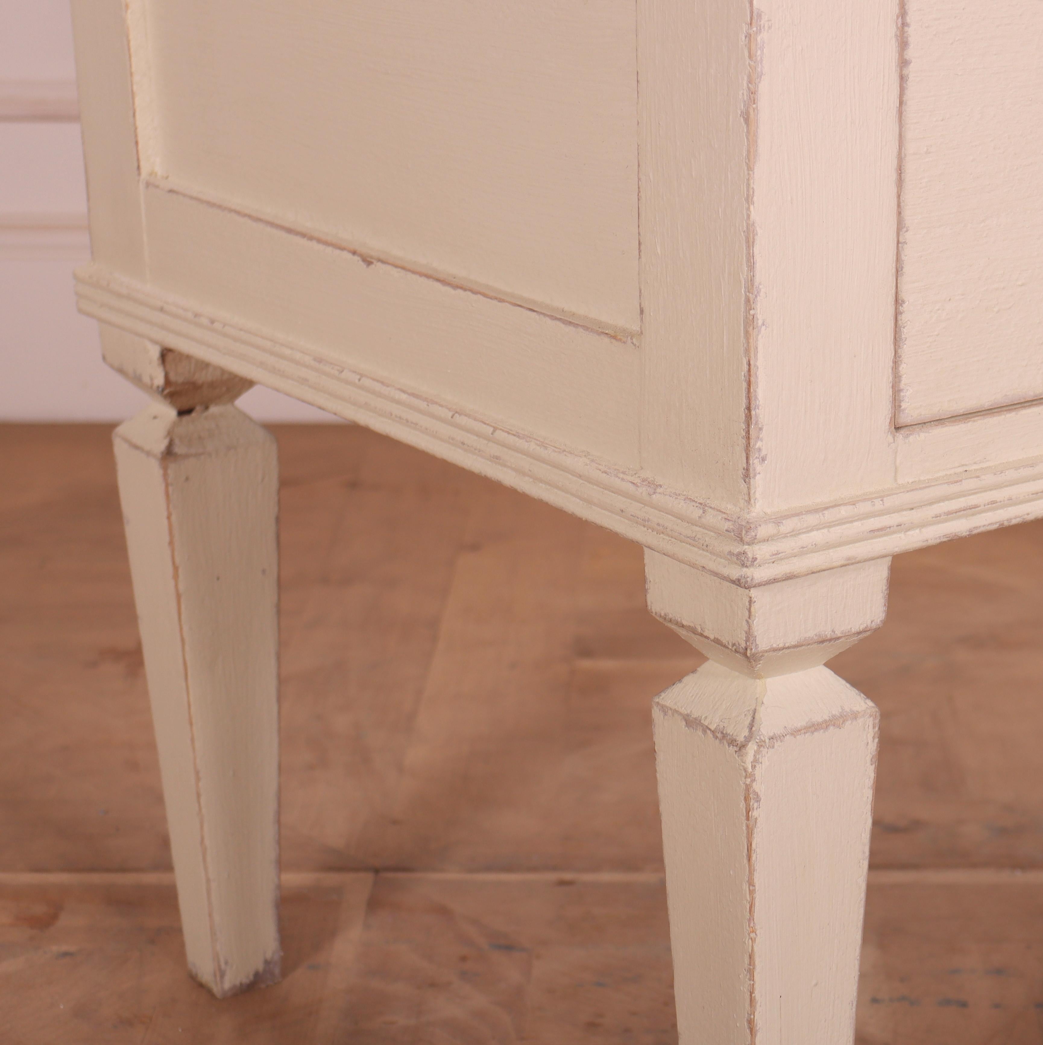 Contemporary Custom Made Painted Commode For Sale