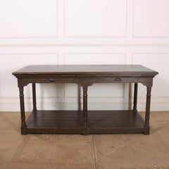 CUSTOM MADE Table de drapier peinte sur mesure