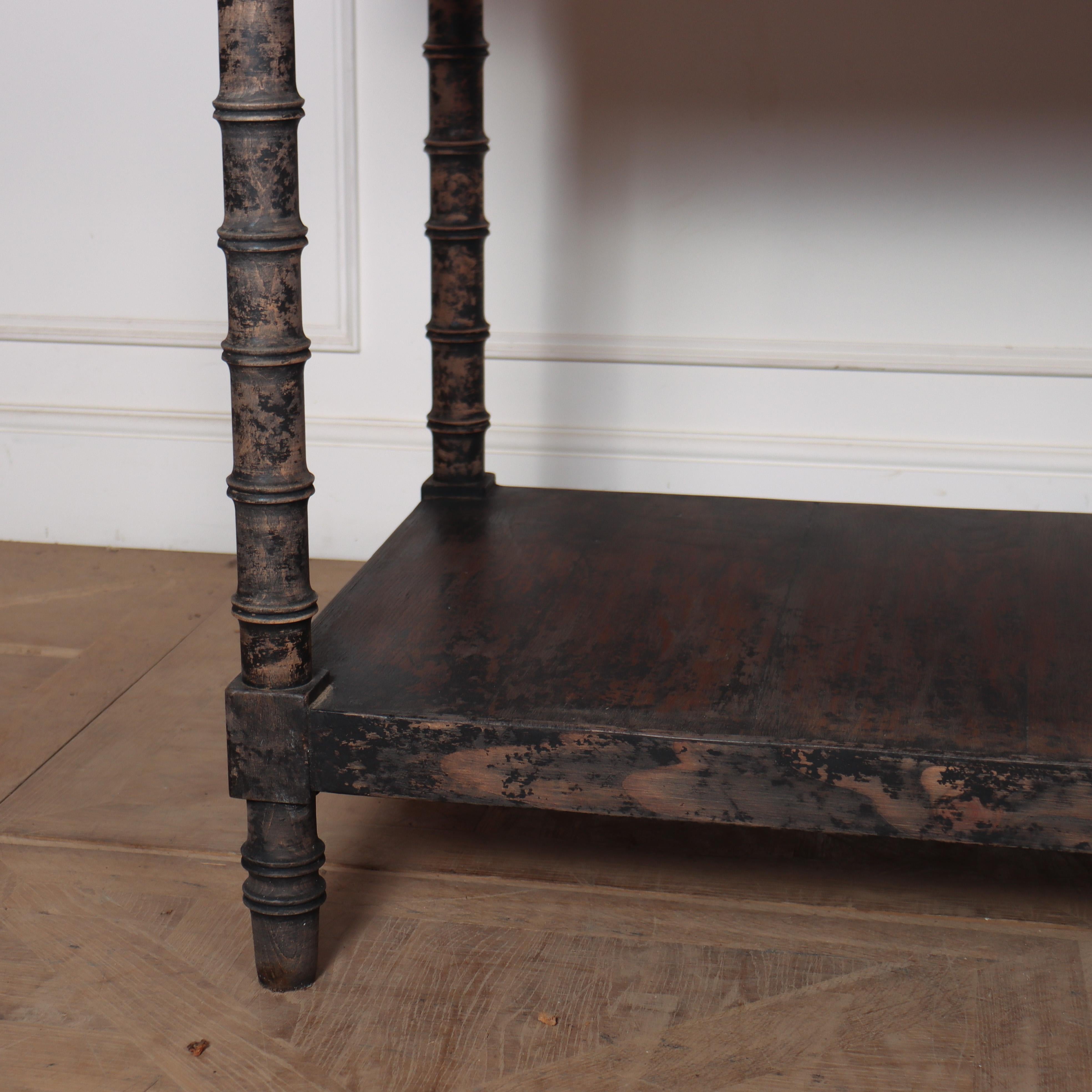 Custom Made Painted Drapers Table In New Condition For Sale In Leamington Spa, Warwickshire