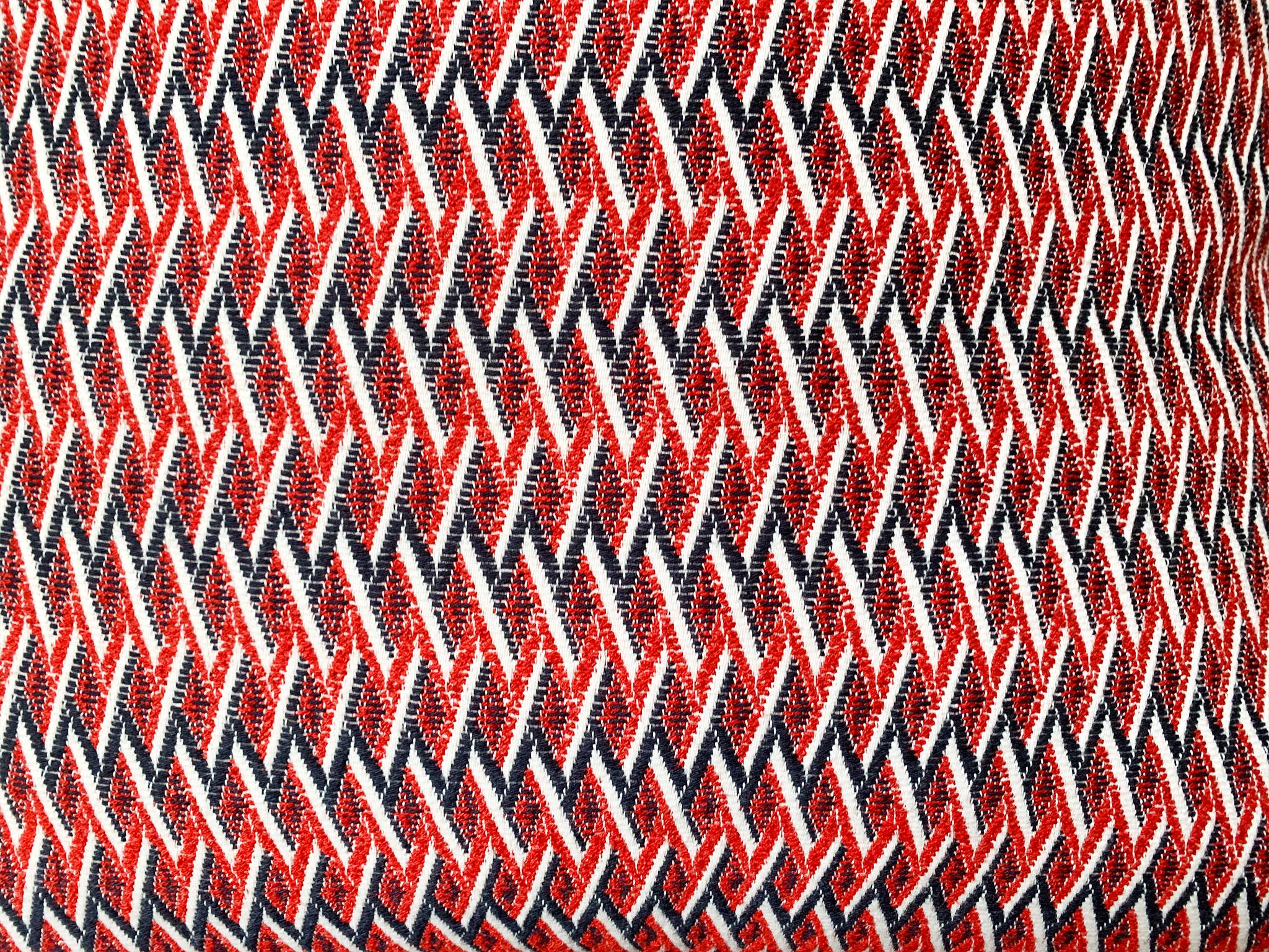 Fabric Custom-Made Patterned Weave Pillow For Sale